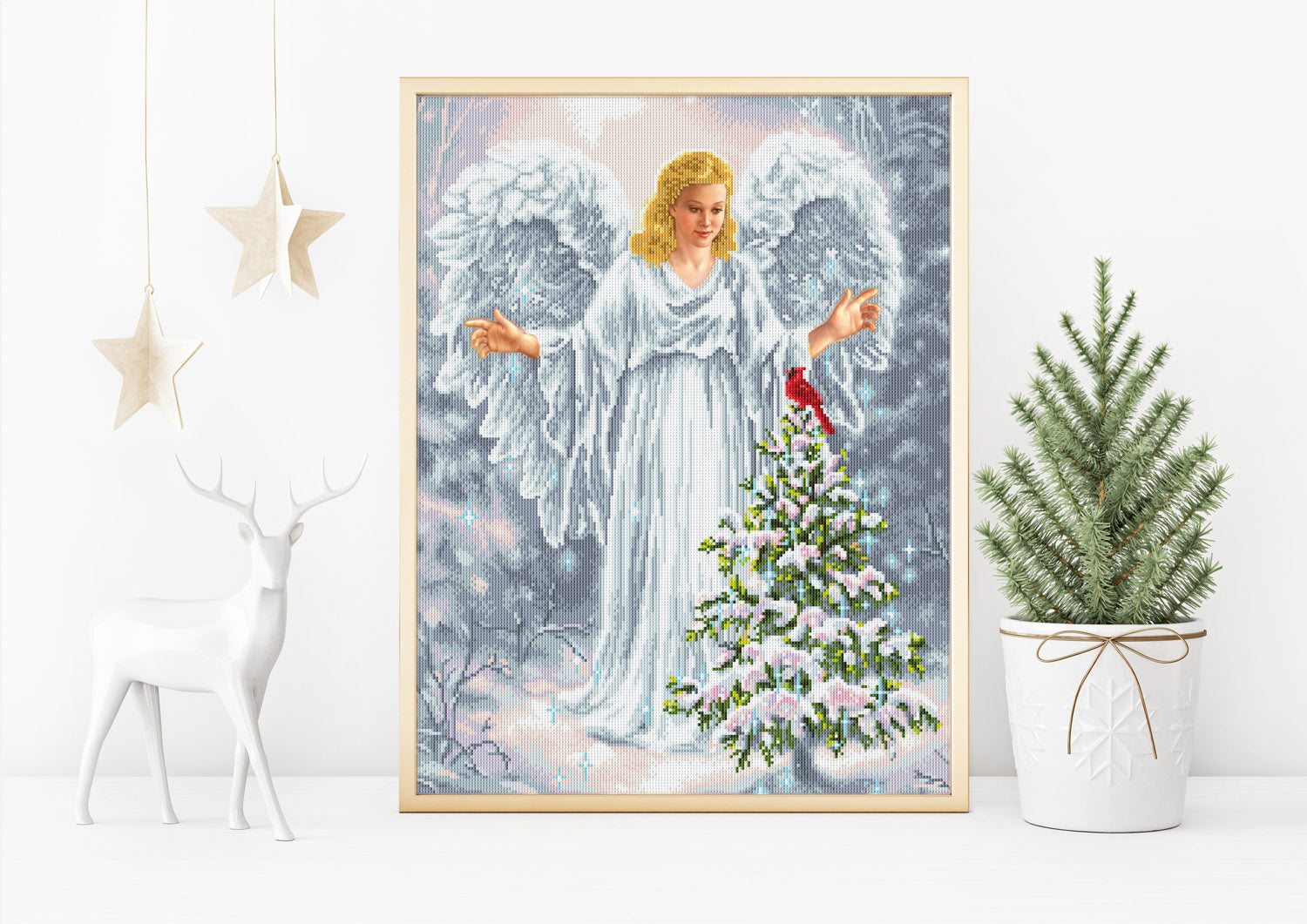 Diamond Dotz Christmas Angel - 20.5" x 26.8"