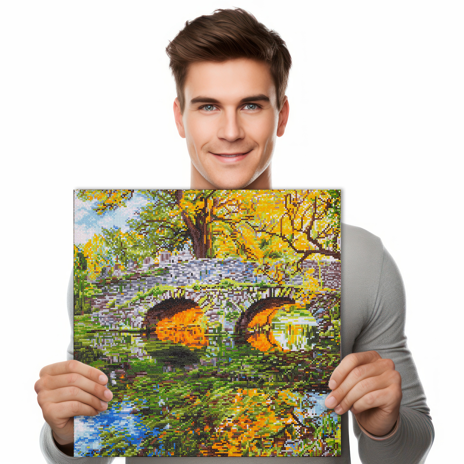 Diamond Dotz Country Bridge - 20.3" x 20.3"