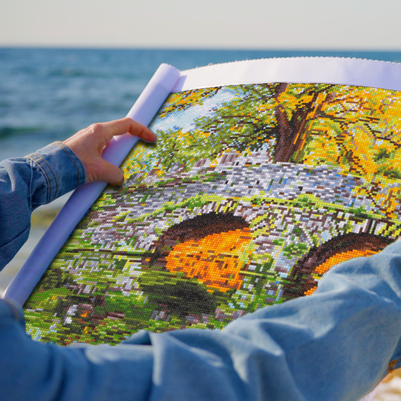 Diamond Dotz Country Bridge - 20.3" x 20.3"