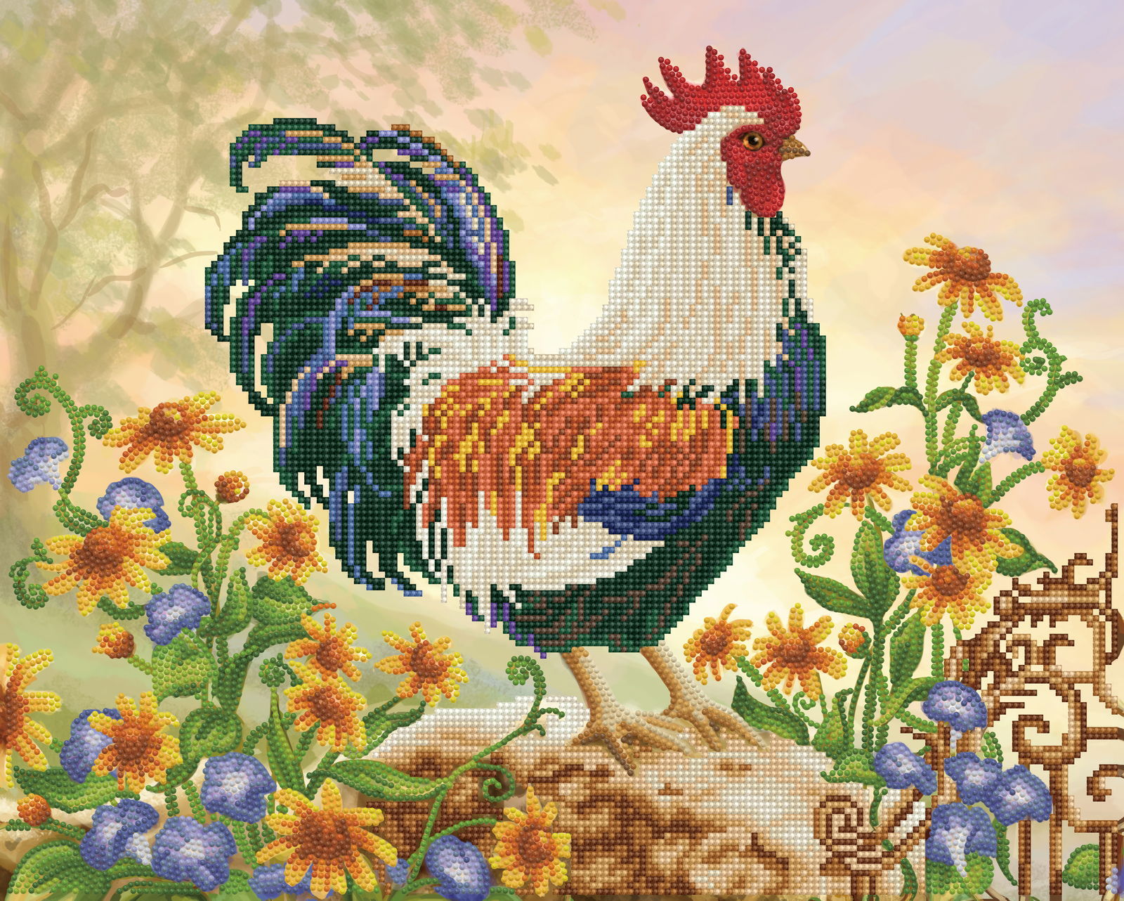 Diamond Dotz Country Charm - 20.1" x 16.1"