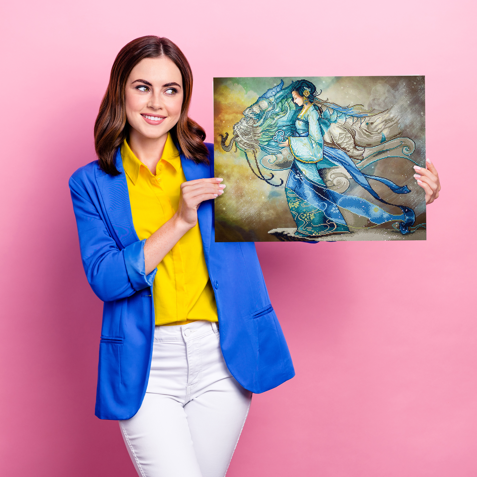 Diamond Dotz Dragon Princess - 33.5" x 26.4"