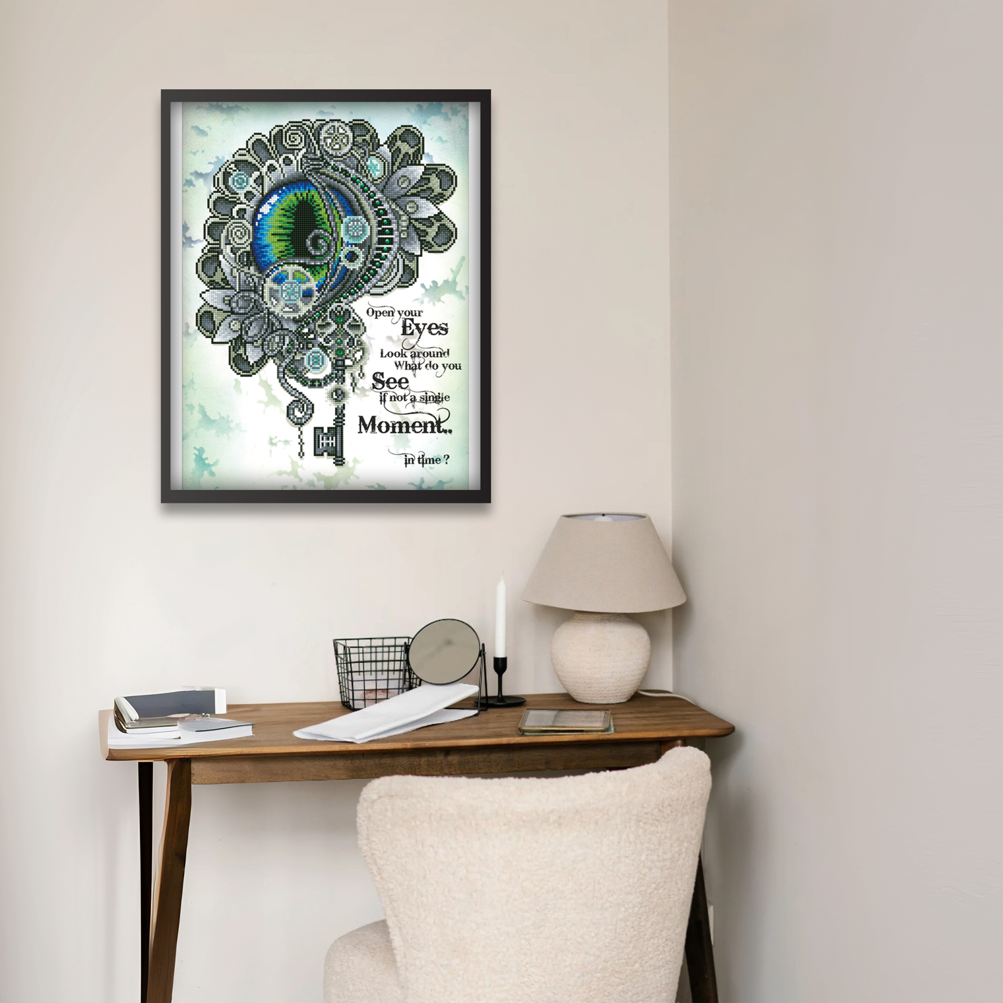 Diamond Dotz Eye 381 - 16.5" x 22.4"