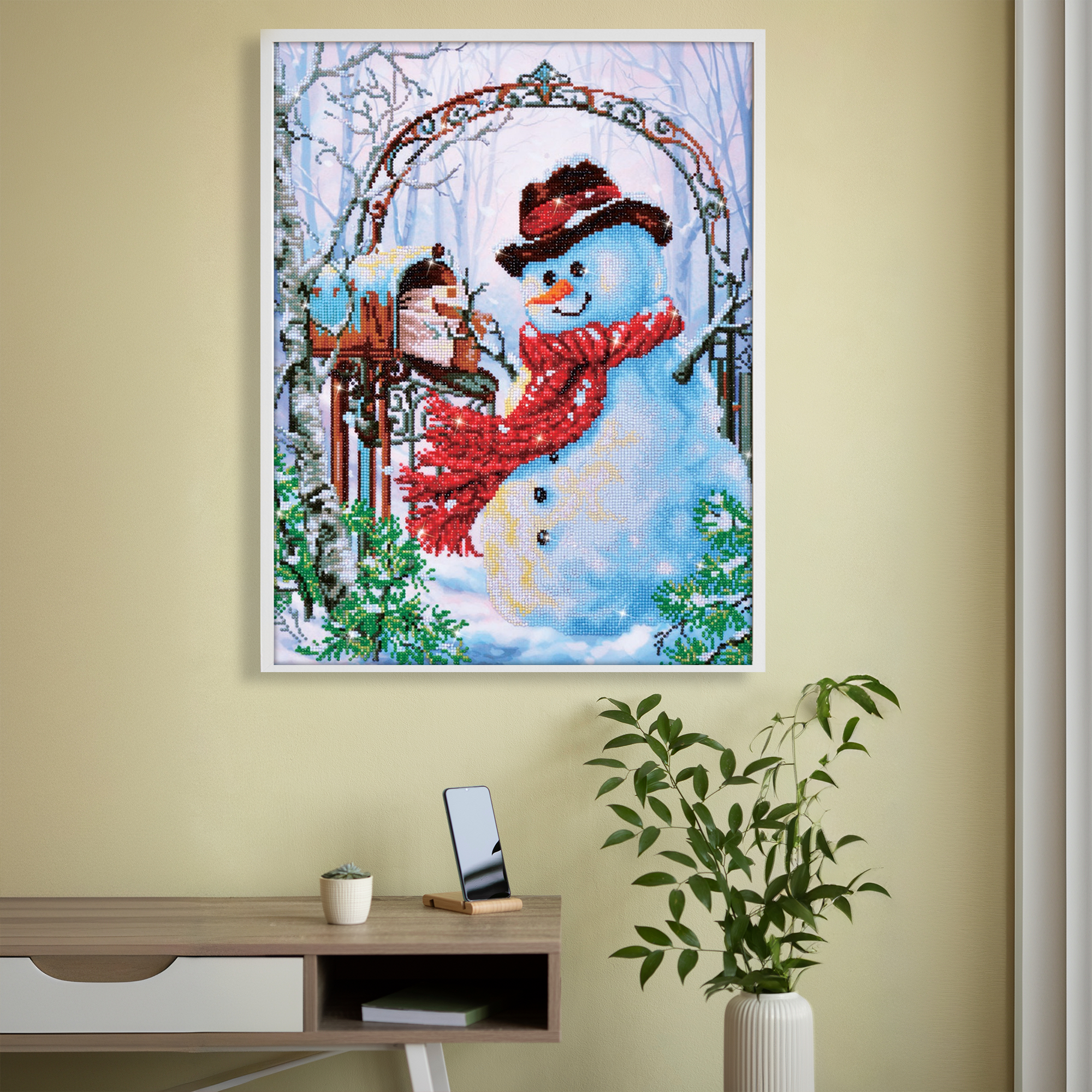 Diamond Dotz Father Snow - 19.7" x 24.4"