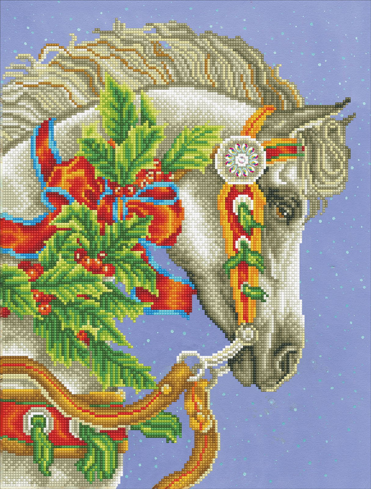 Diamond Dotz Festive Canter - 16.1" x 21.3"