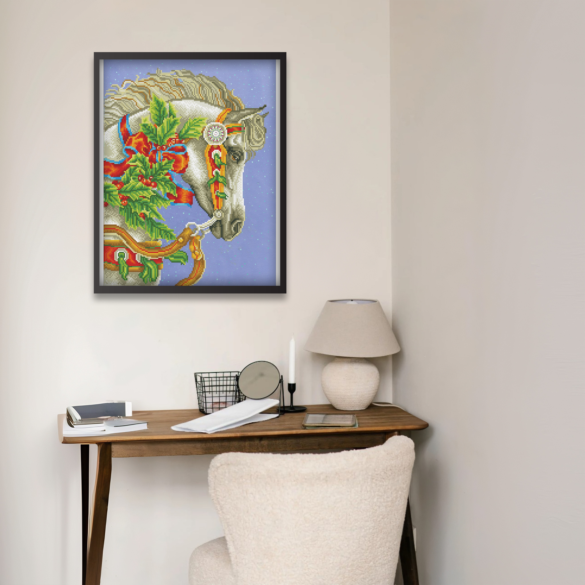 Diamond Dotz Festive Canter - 16.1" x 21.3"