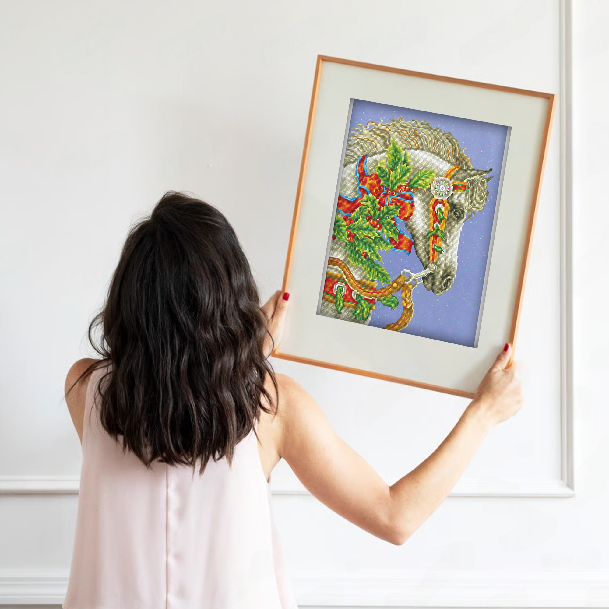 Diamond Dotz Festive Canter - 16.1" x 21.3"