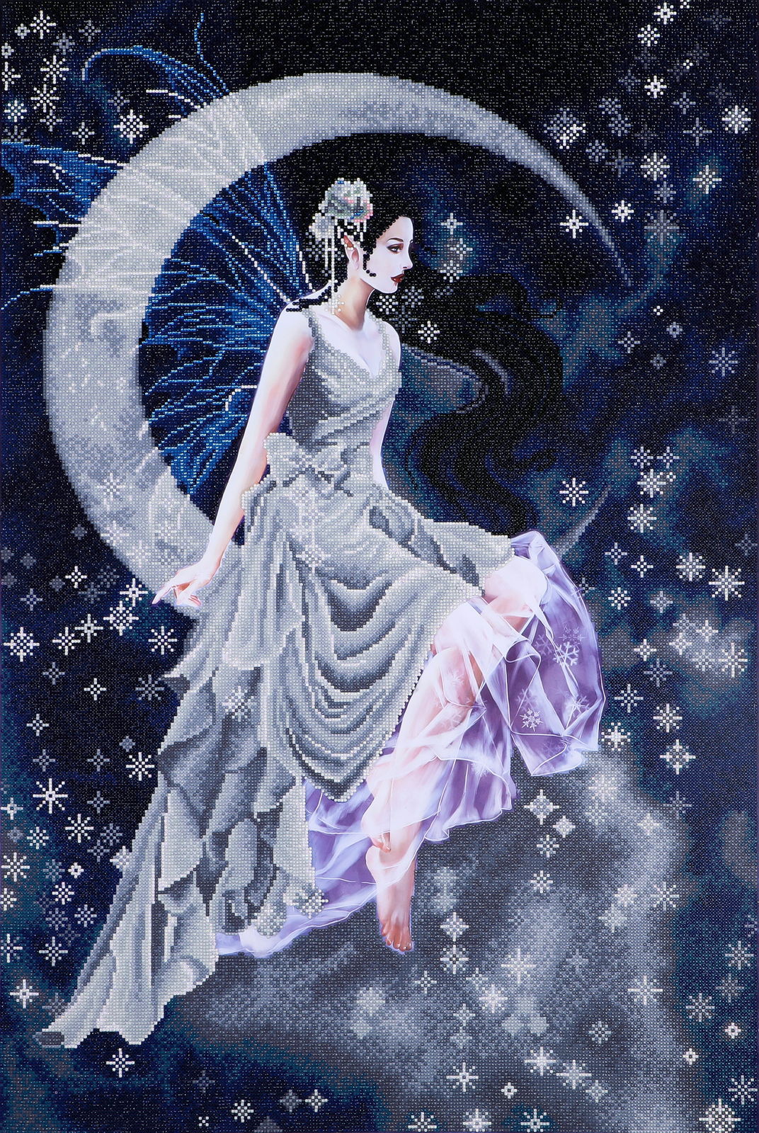 Diamond Dotz Frost Moon - 26.4" x 39.4"