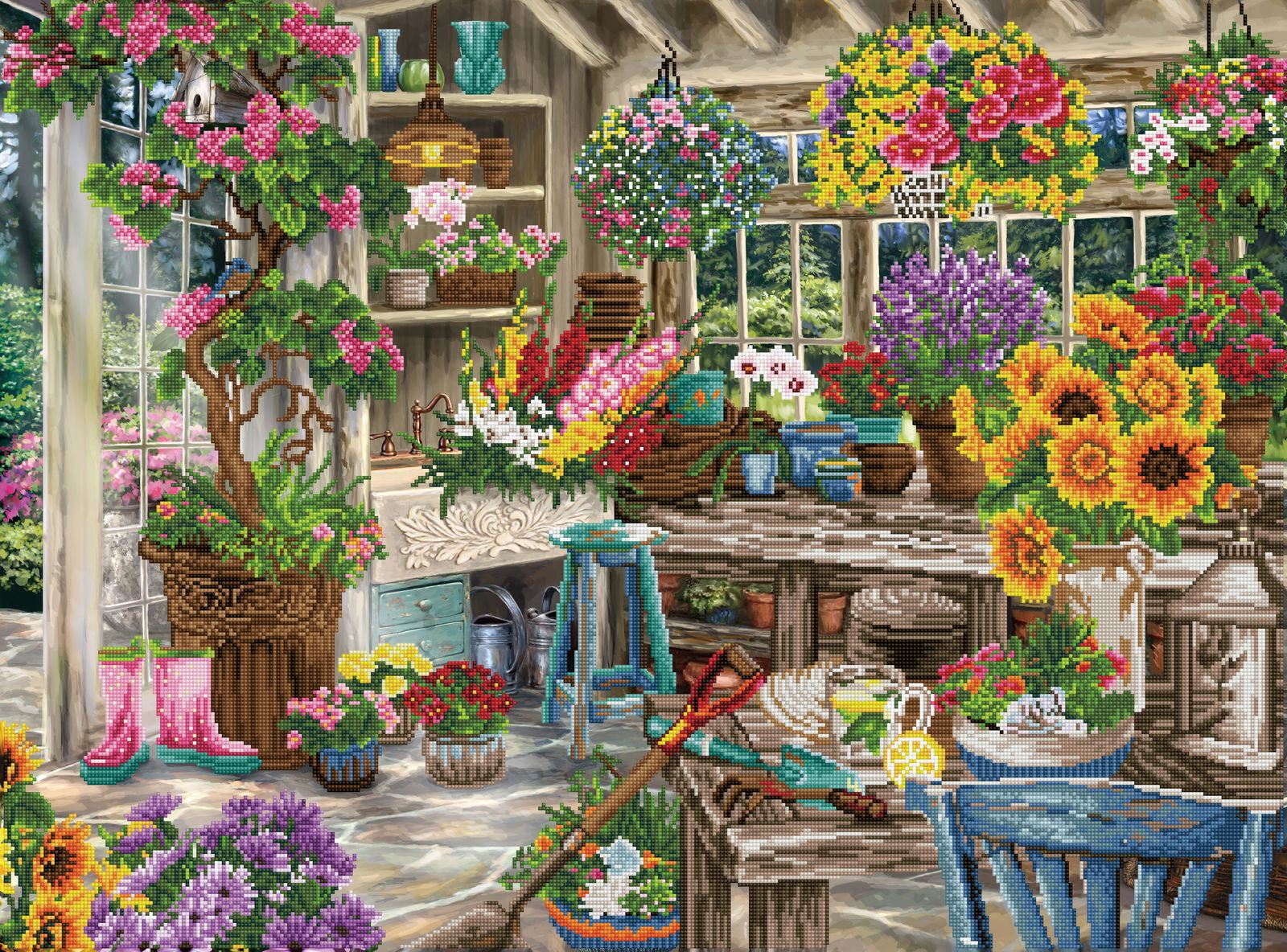 Diamond Dotz Gardener's Paradise - 39.4" x 29.1"