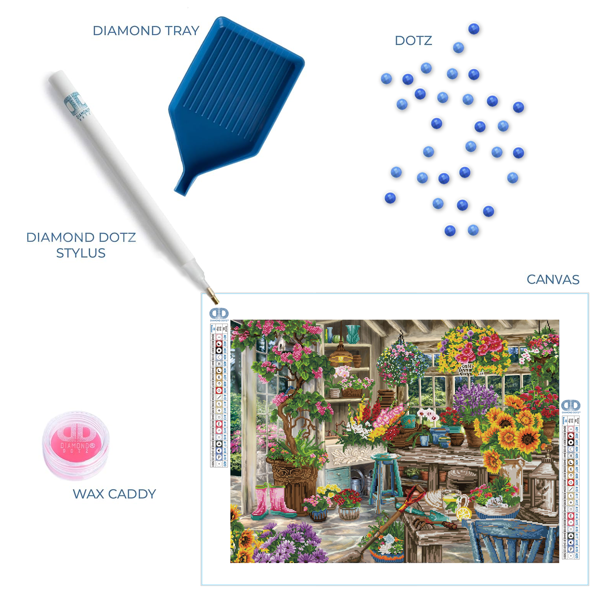 Diamond Dotz Gardener's Paradise - 39.4" x 29.1"