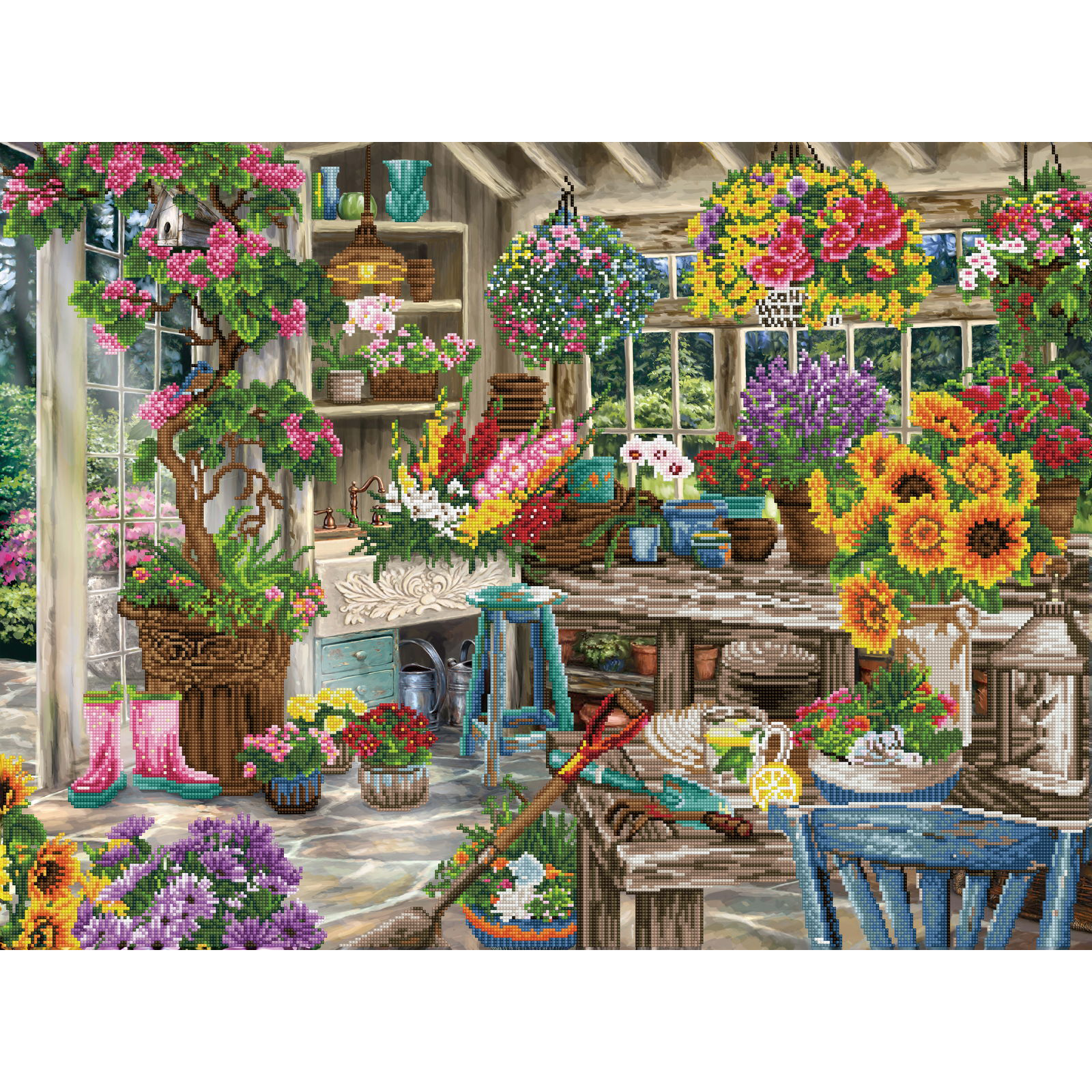 Diamond Dotz Gardener's Paradise - 39.4" x 29.1"