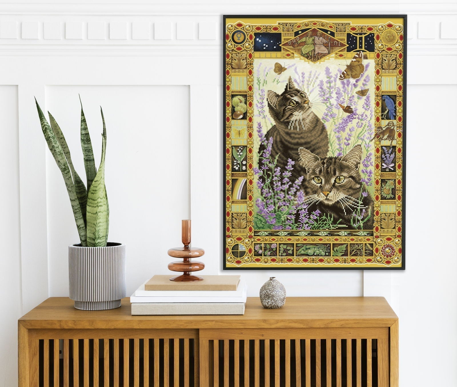 Diamond Dotz Gemini Christie & Zelly - 20.5" x 28.4"