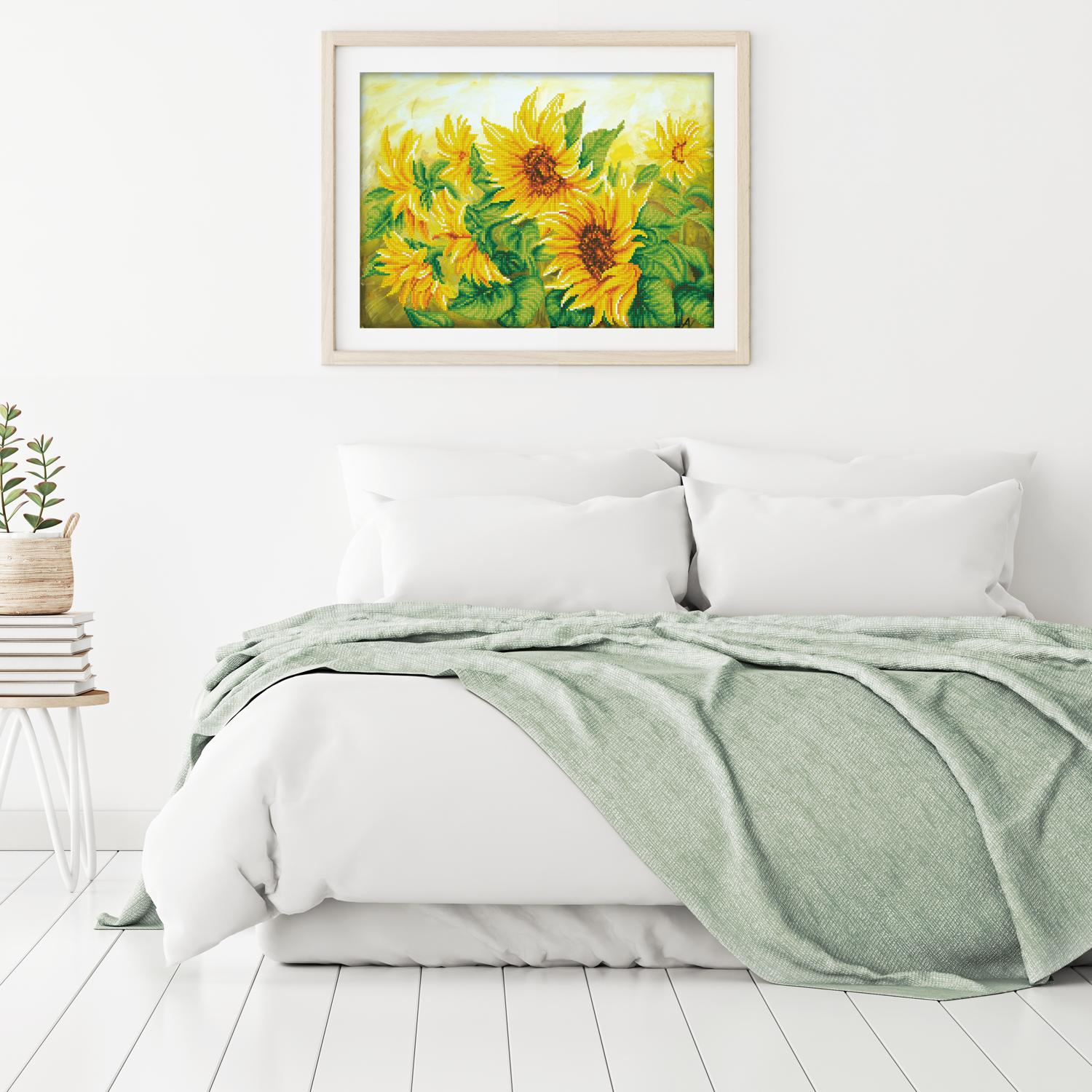 Diamond Dotz Hazy Daze Sunflowers - 22.4" x 16.1"