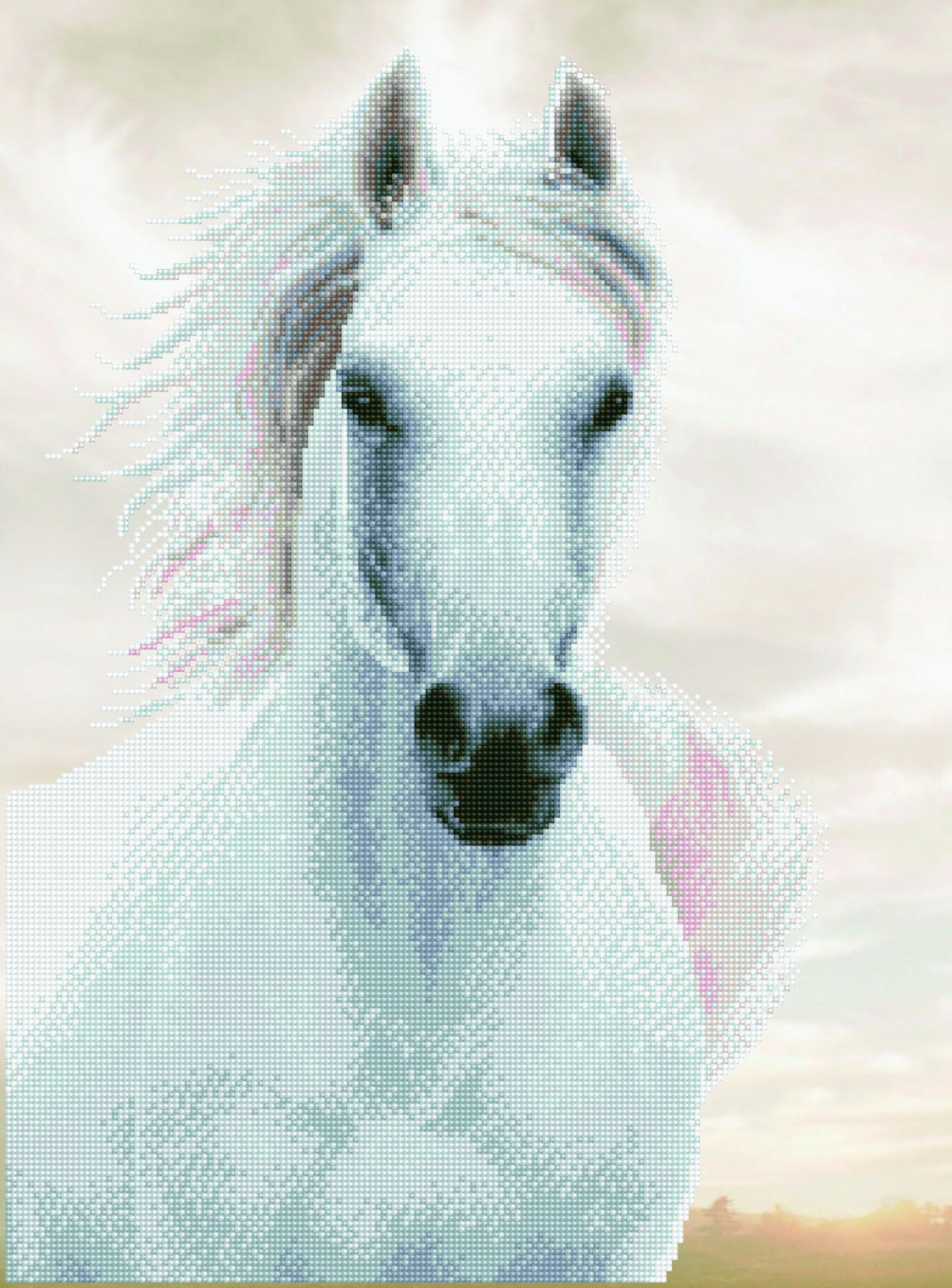 Diamond Dotz Imperial Stallion - 18.9" x 25.6"