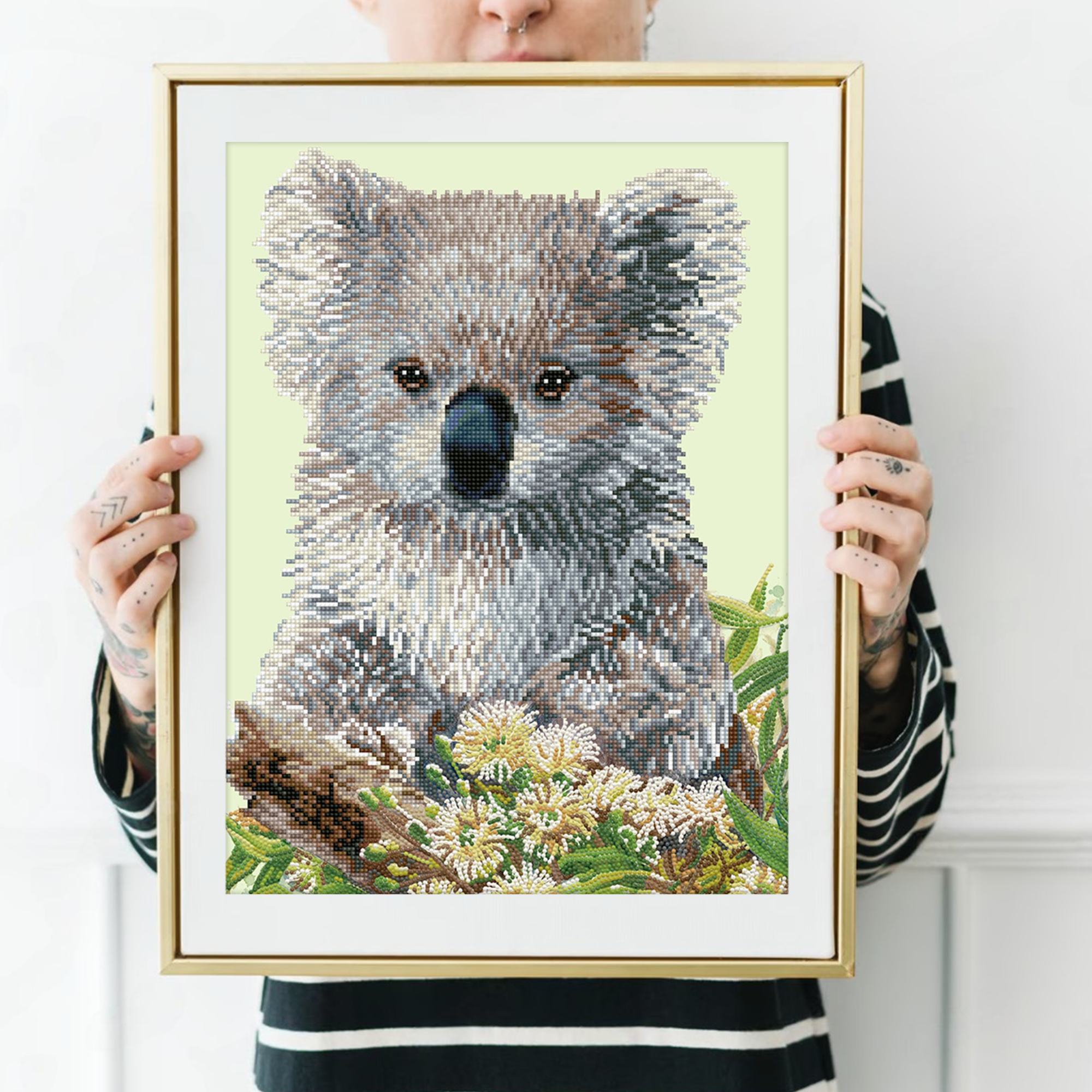 Diamond Dotz Koala & Eucalyptus Blossom - 16.1" x 20.1"