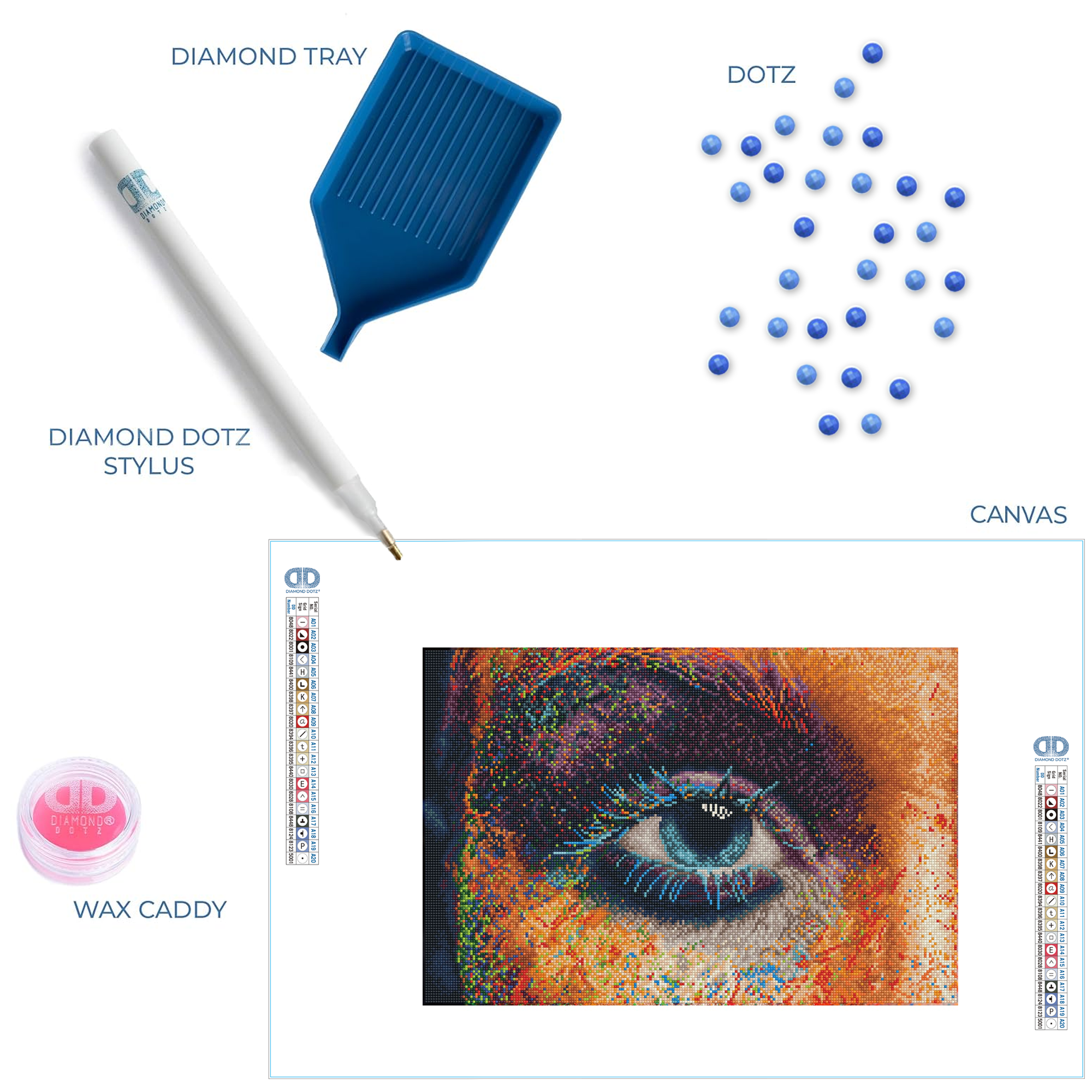 Diamond Dotz Love 2 See Rainbows - 23.6" x 15.8"