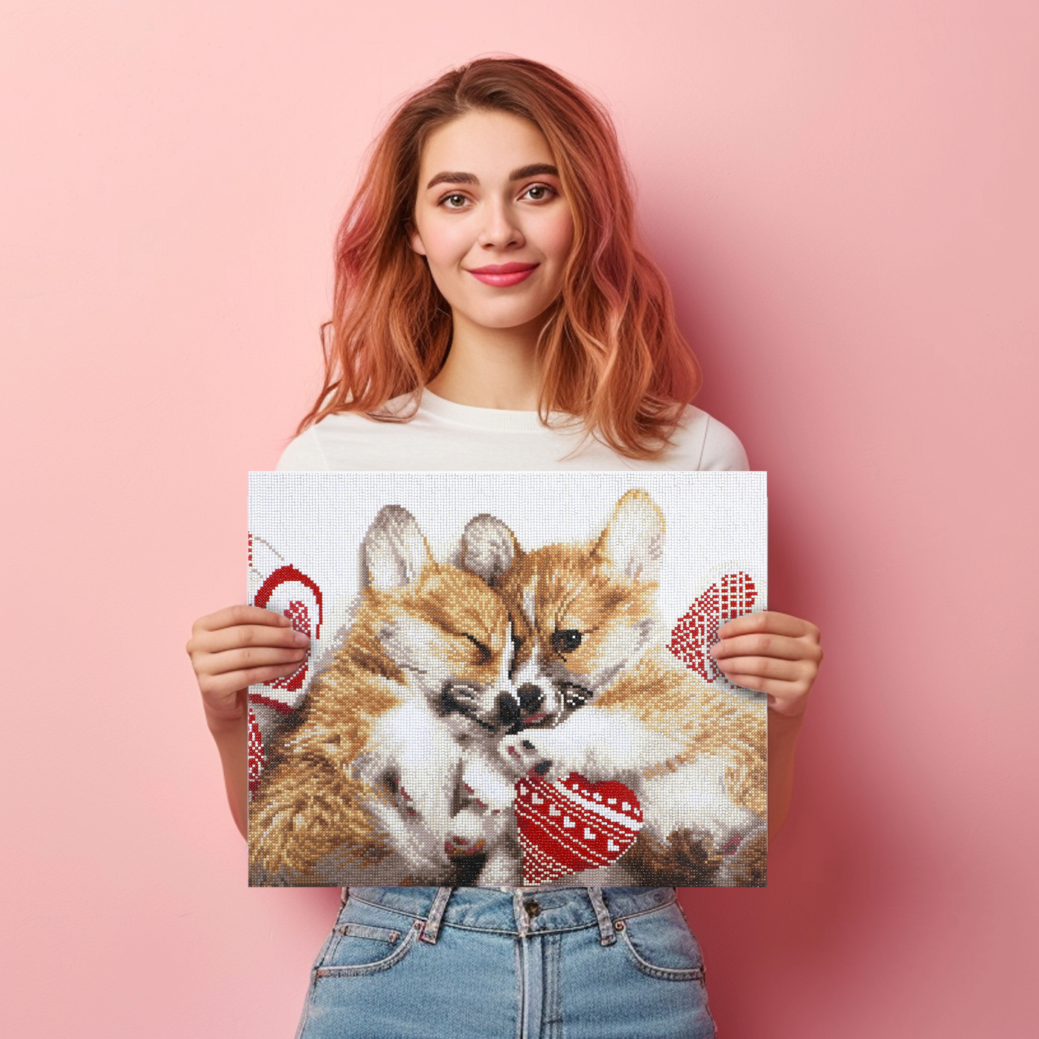 Diamond Dotz Love Cuddles - 19.9" x 15.9"