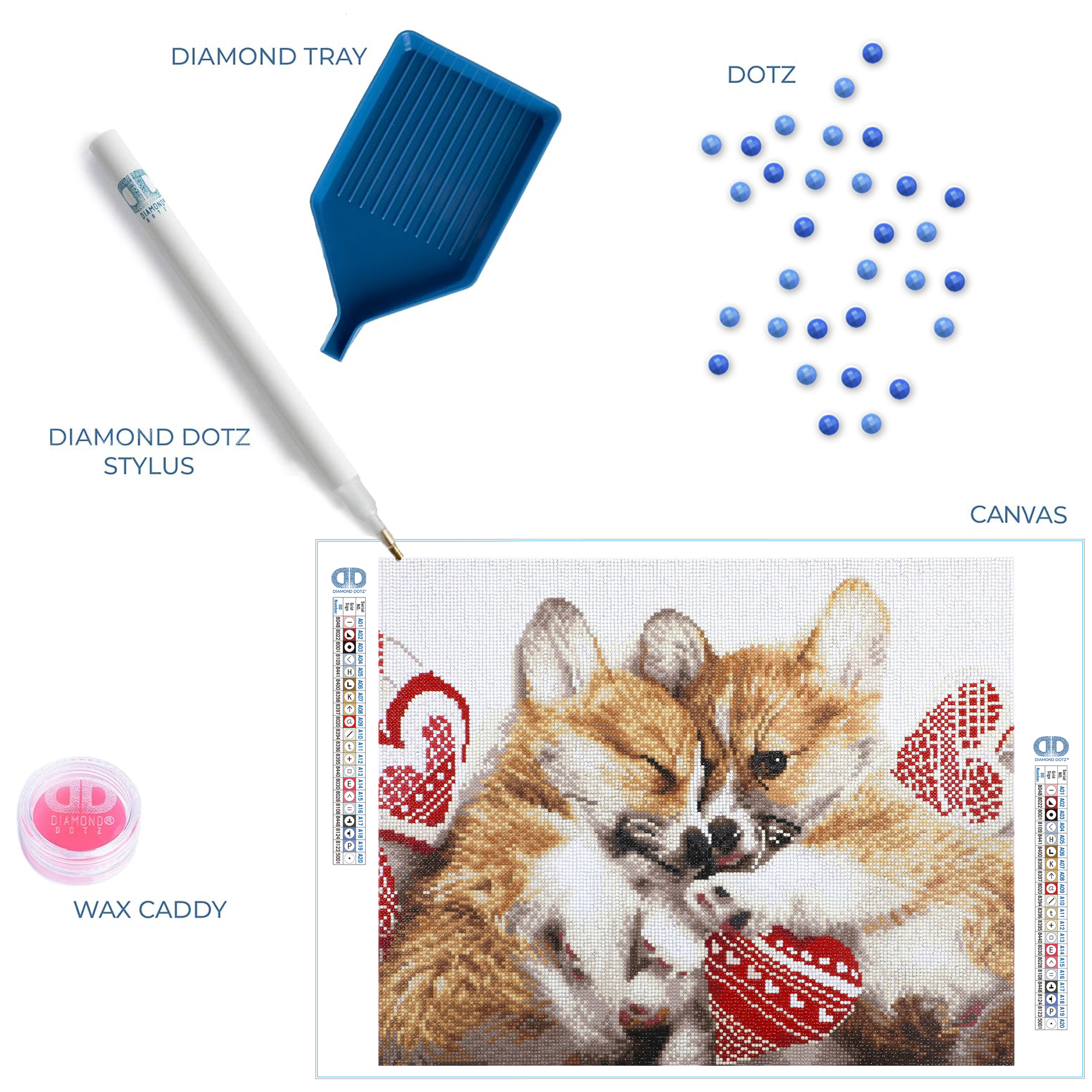 Diamond Dotz Love Cuddles - 19.9" x 15.9"