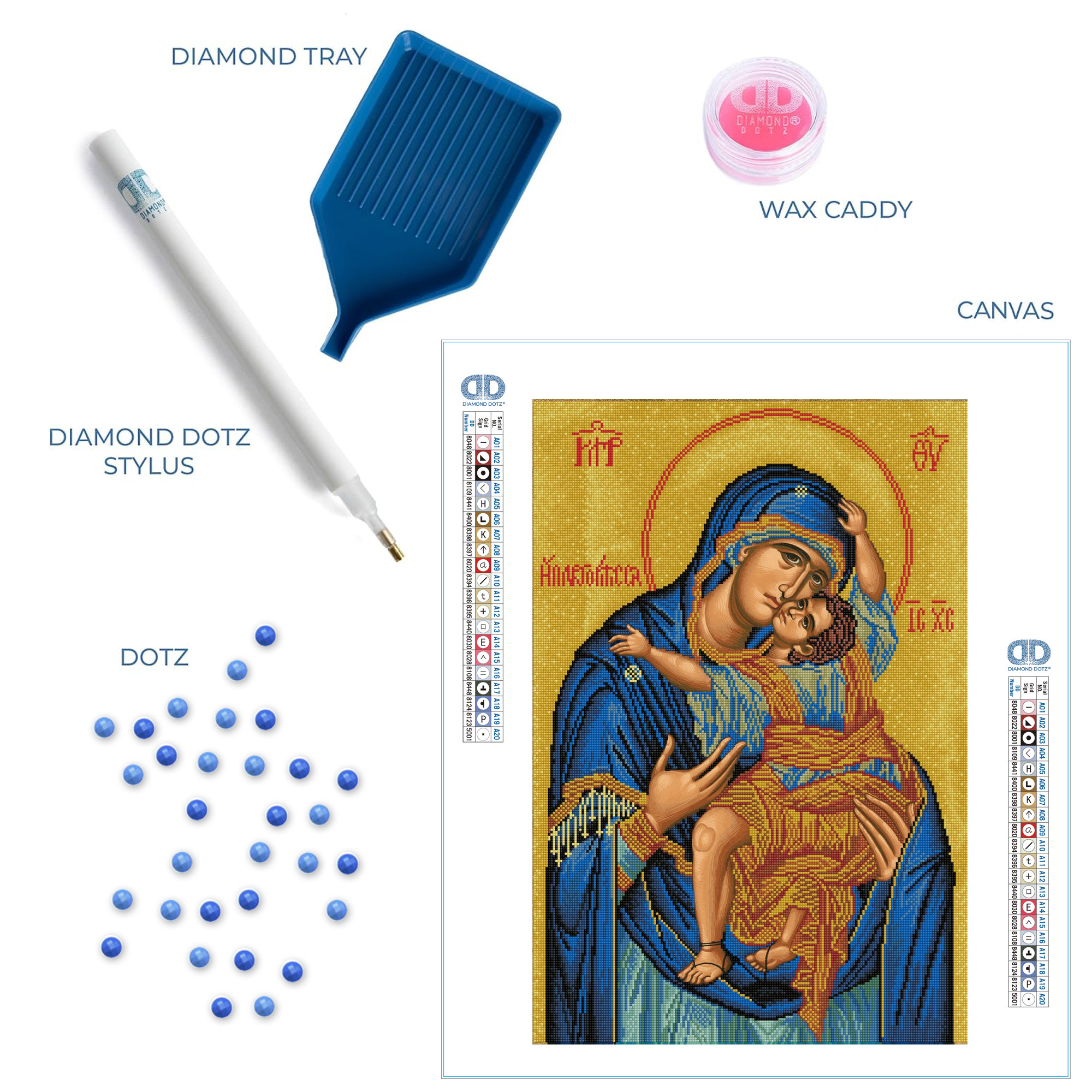 Diamond Dotz Madonna Sweet Kissing - 20.5" x 29.9"