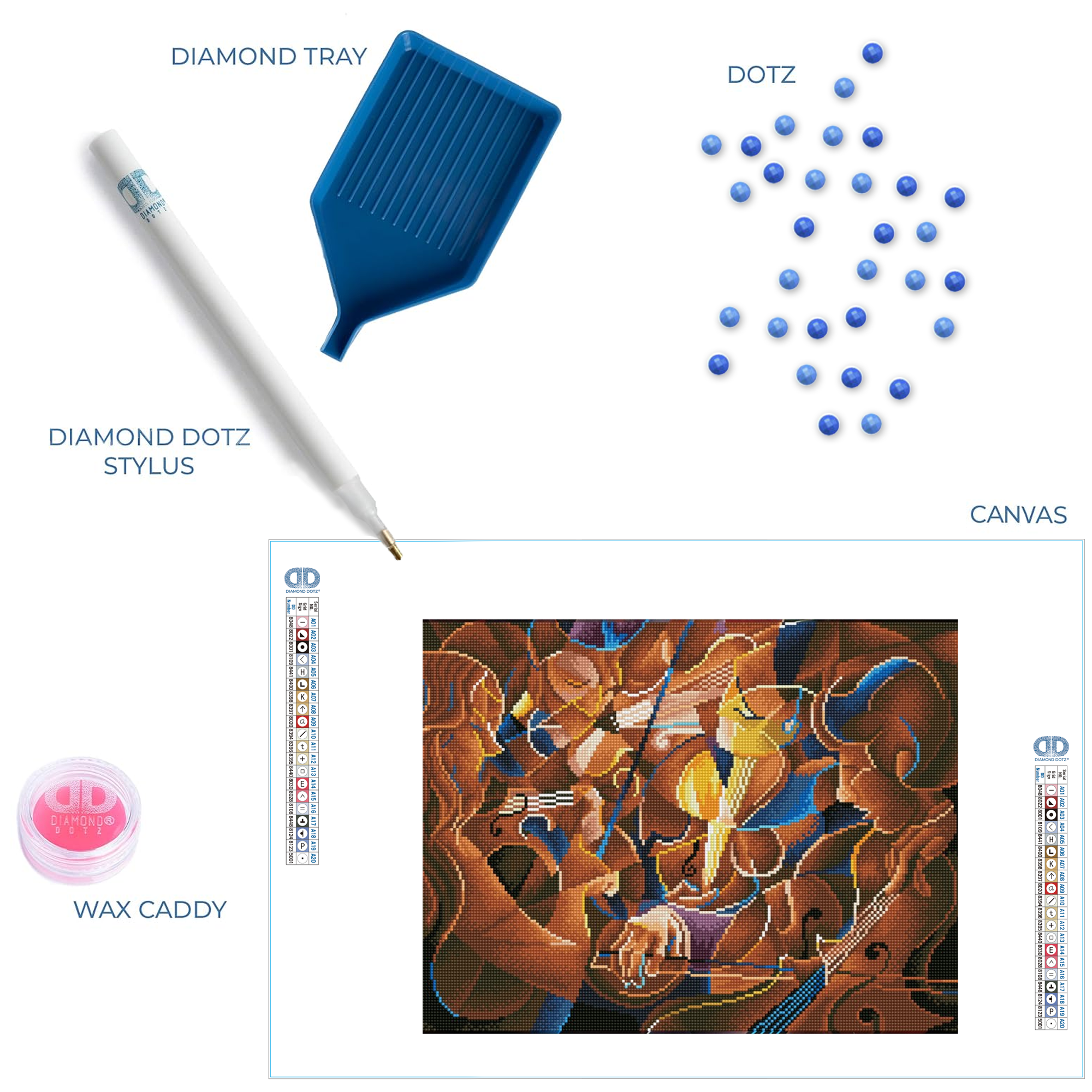 Diamond Dotz Musical Jam - 22.4" x 16.1"