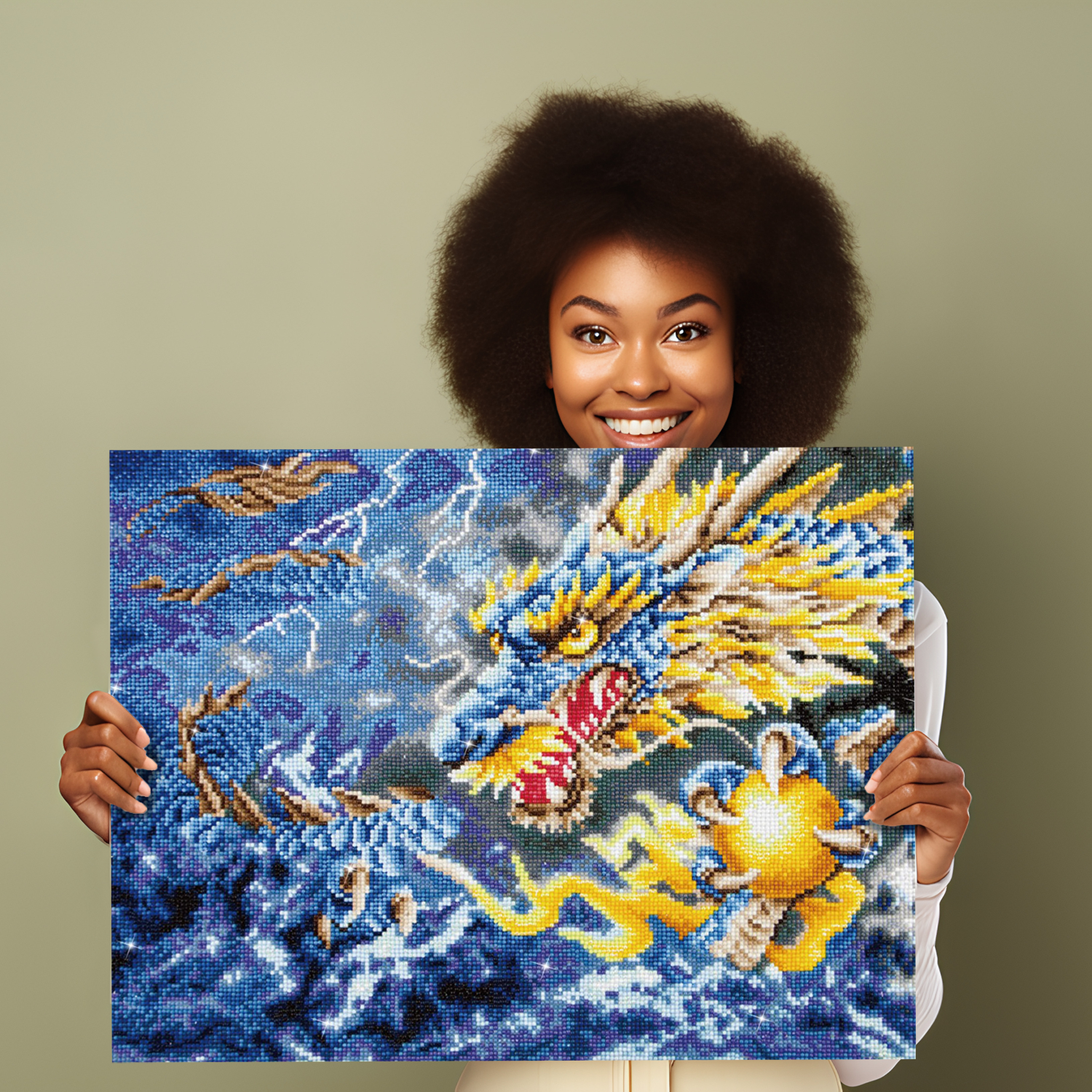 Diamond Dotz Mythical Dragon - 26.8" x 18.5"