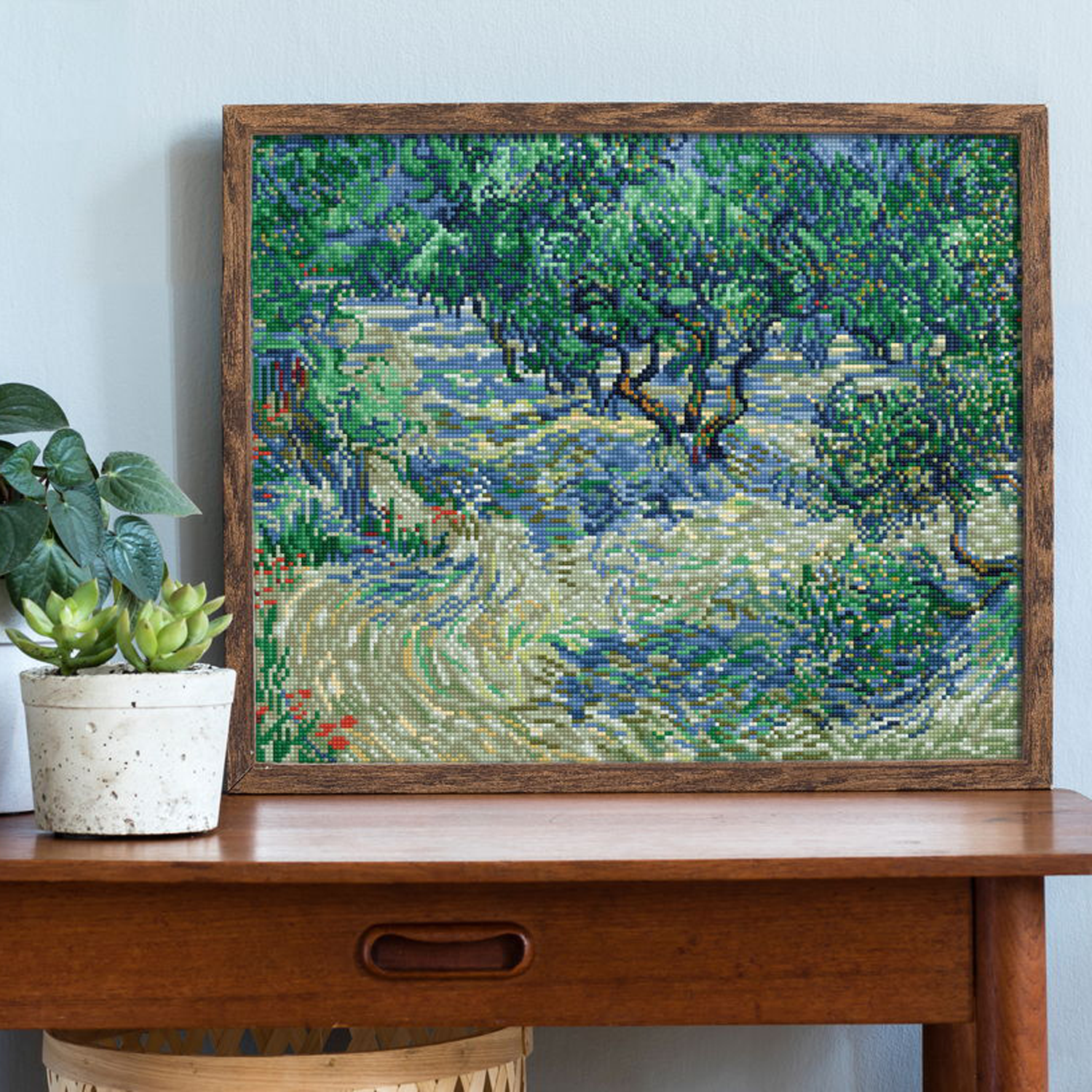Diamond Dotz Olive Orchard (Van Gogh) - 20.5" x 16.5"