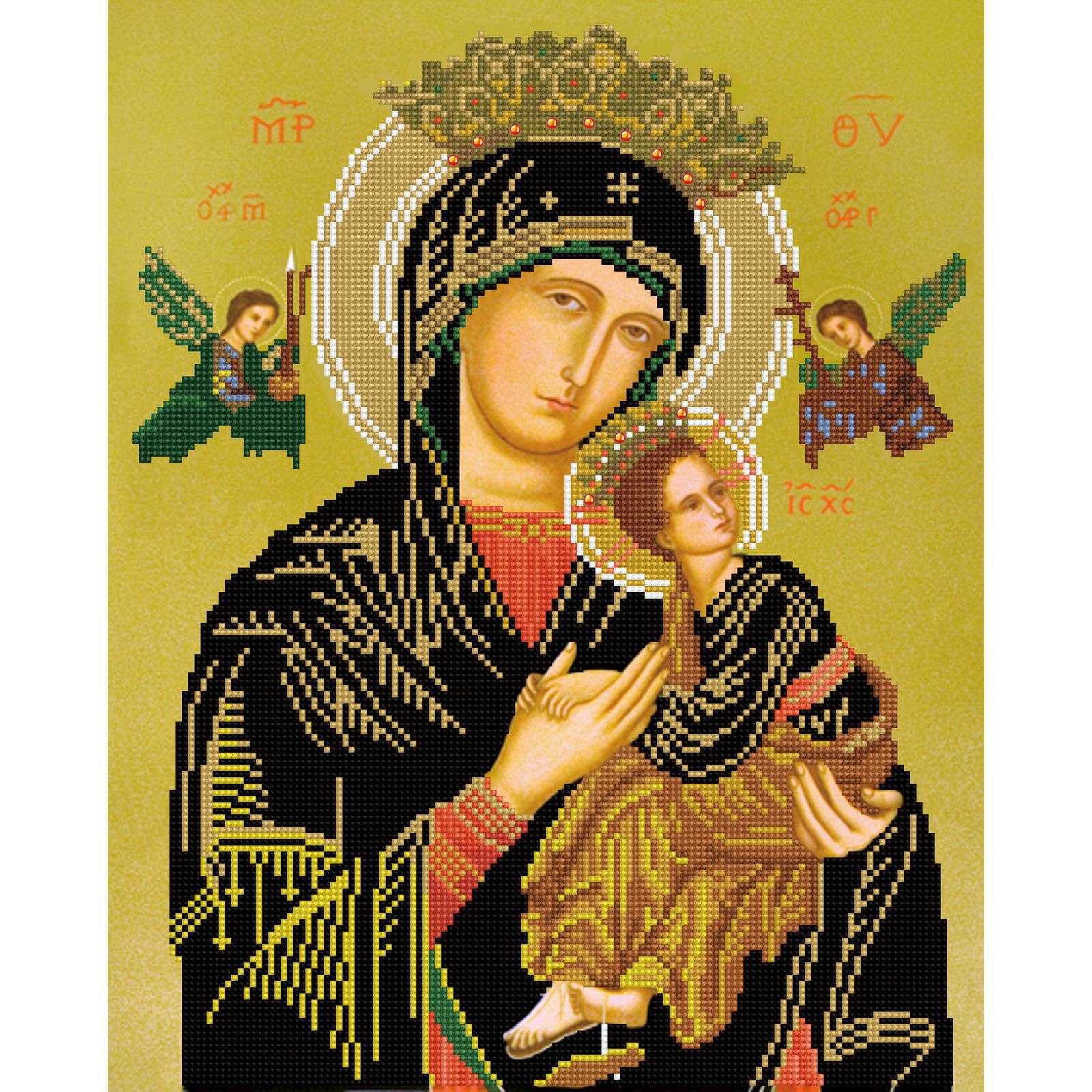 Diamond Dotz Our Lady of Perpetual Help - 15.8" x 19.7"