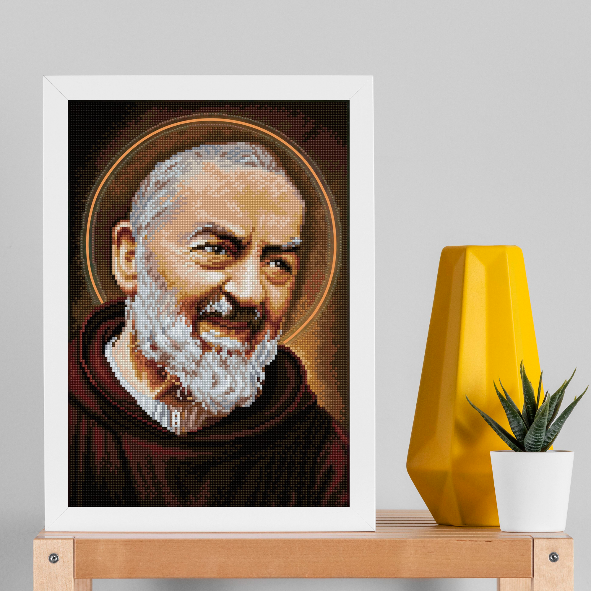 Diamond Dotz Padre Pio - 12.6" x 18.5"