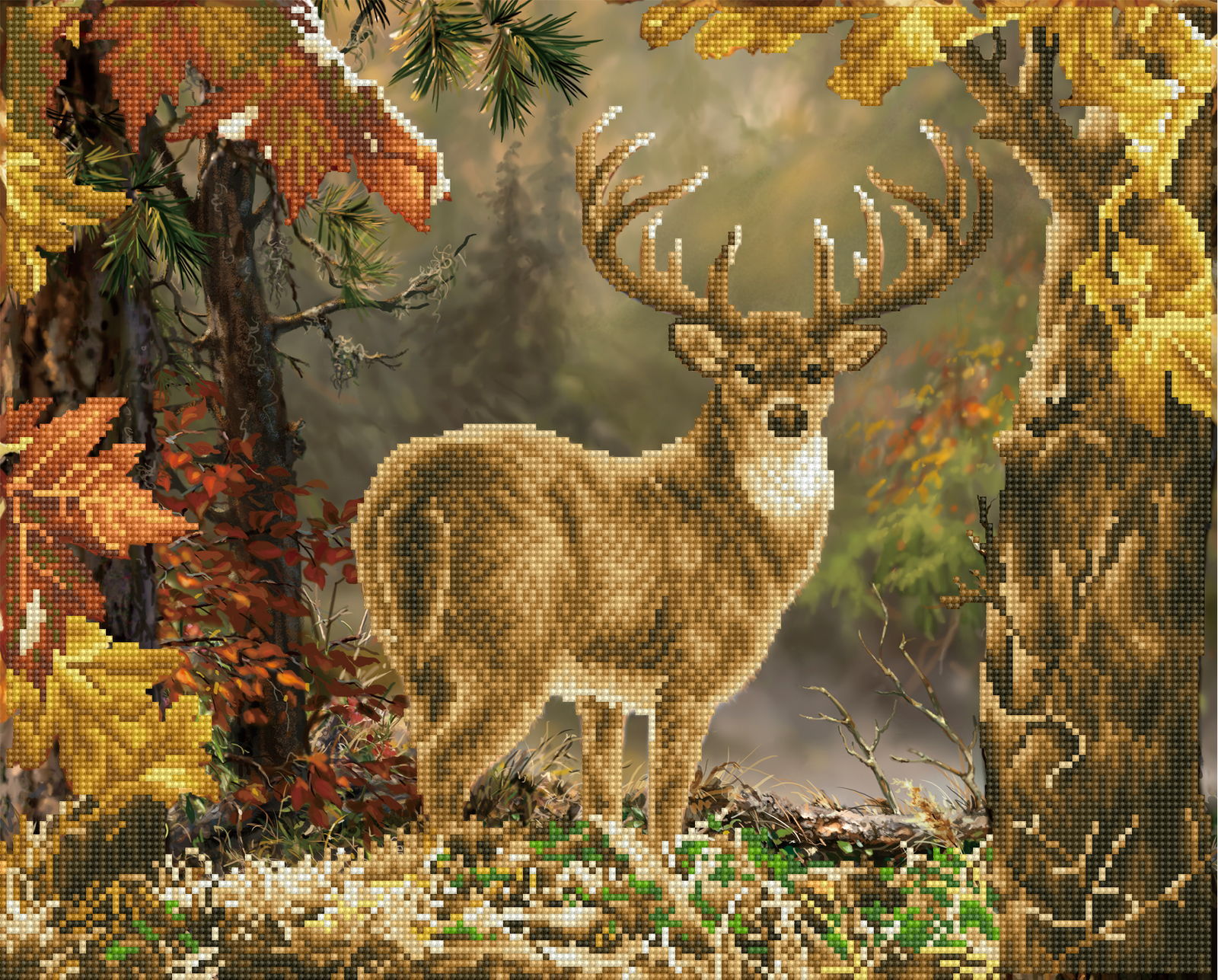Diamond Dotz Prince of the Forest - 20.5" x 16.5"