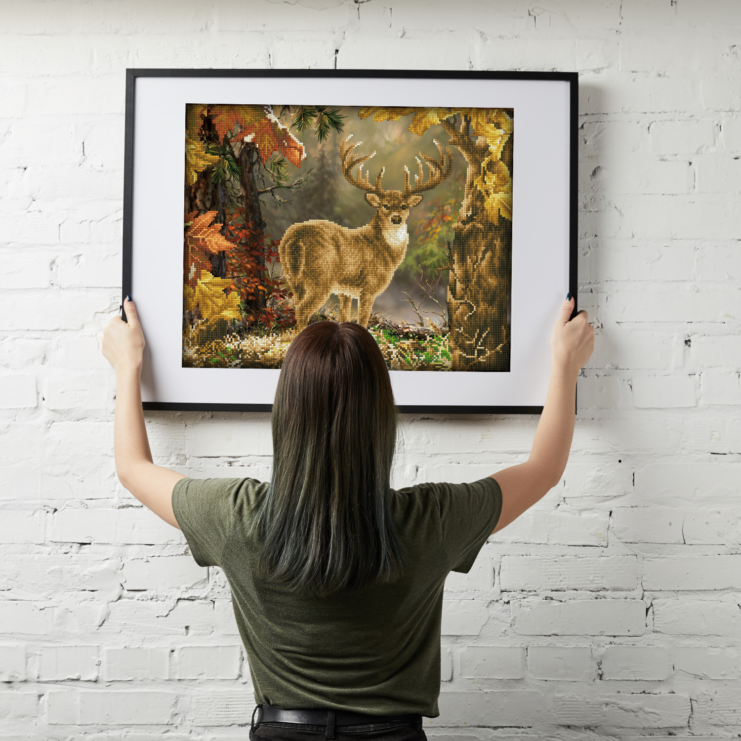 Diamond Dotz Prince of the Forest - 20.5" x 16.5"