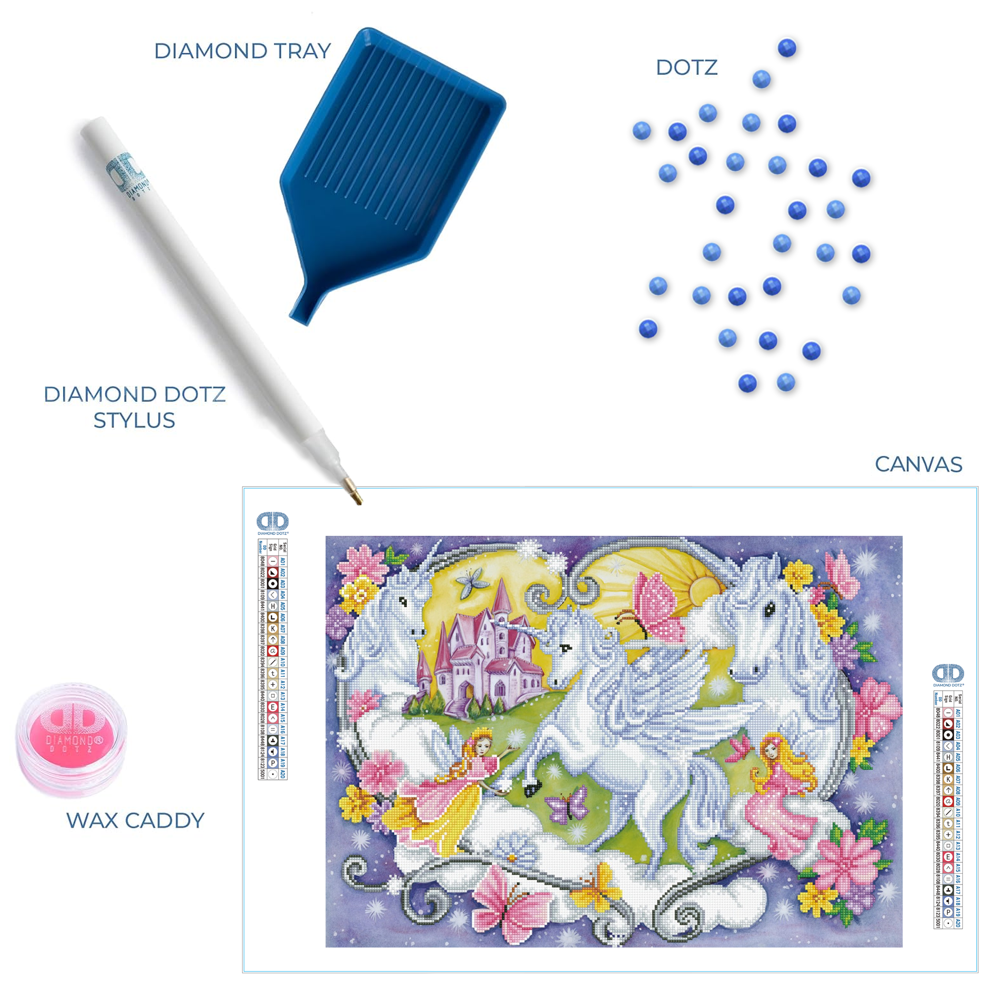 Diamond Dotz Princess Magic - 26.0" x 18.5"