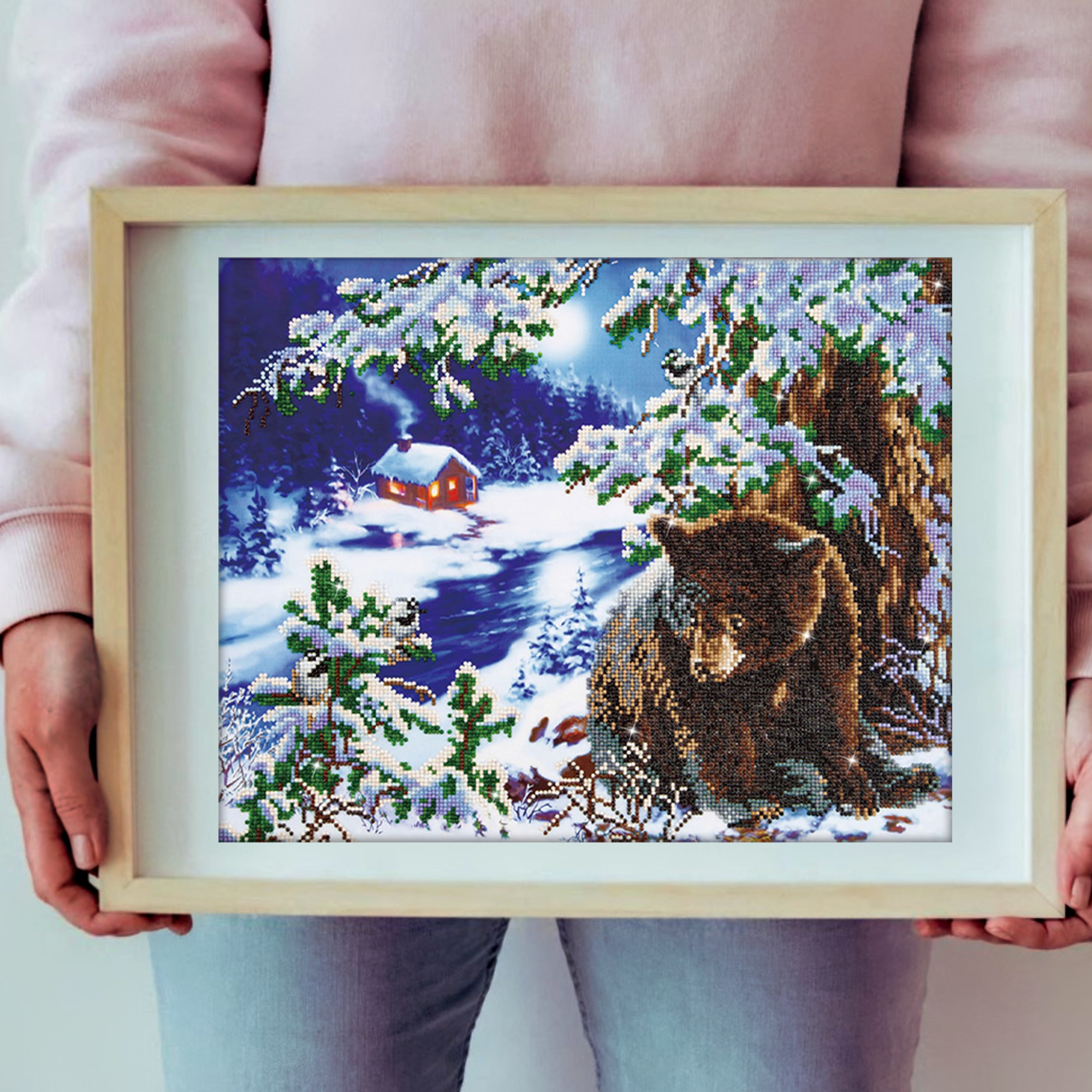 Diamond Dotz Rambling Bear - 20.5" x 16.5"