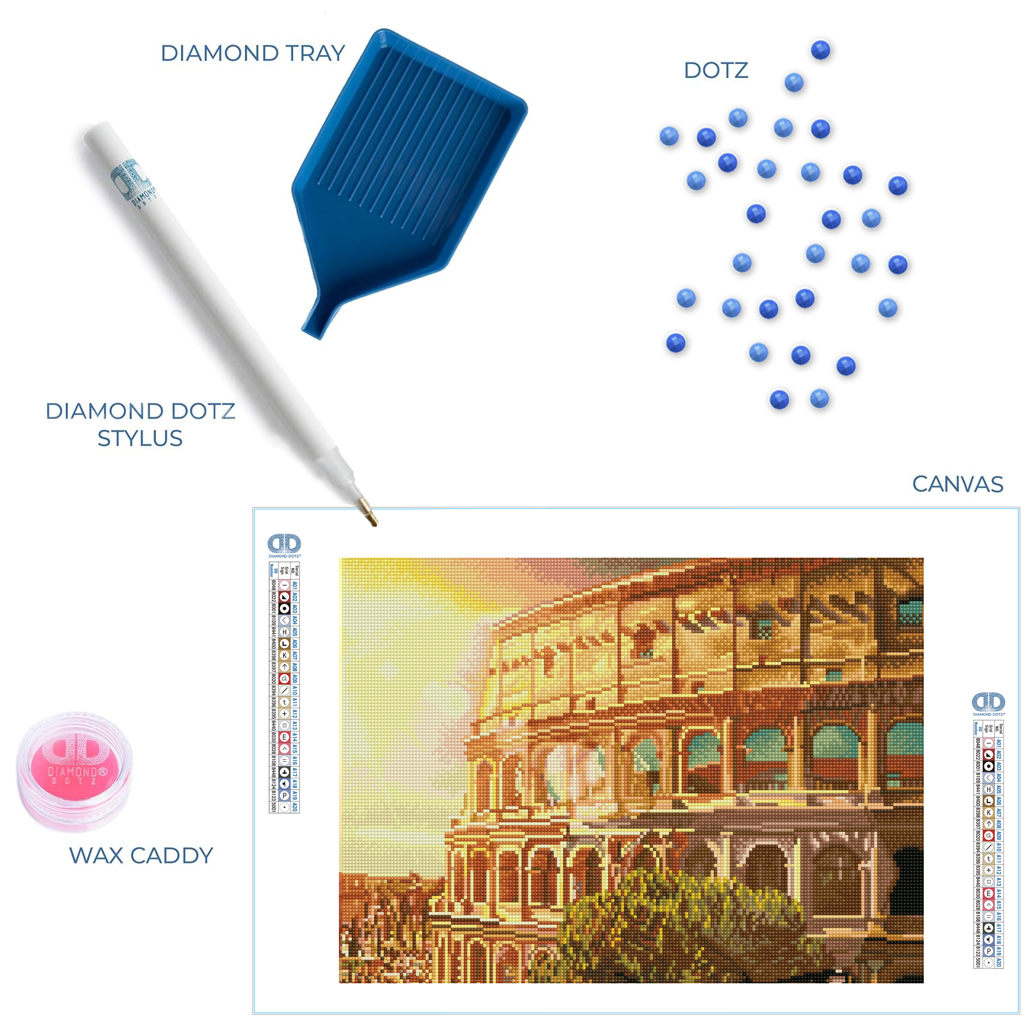 Diamond Dotz Roman Coliseum - 16.5" x 20.5"