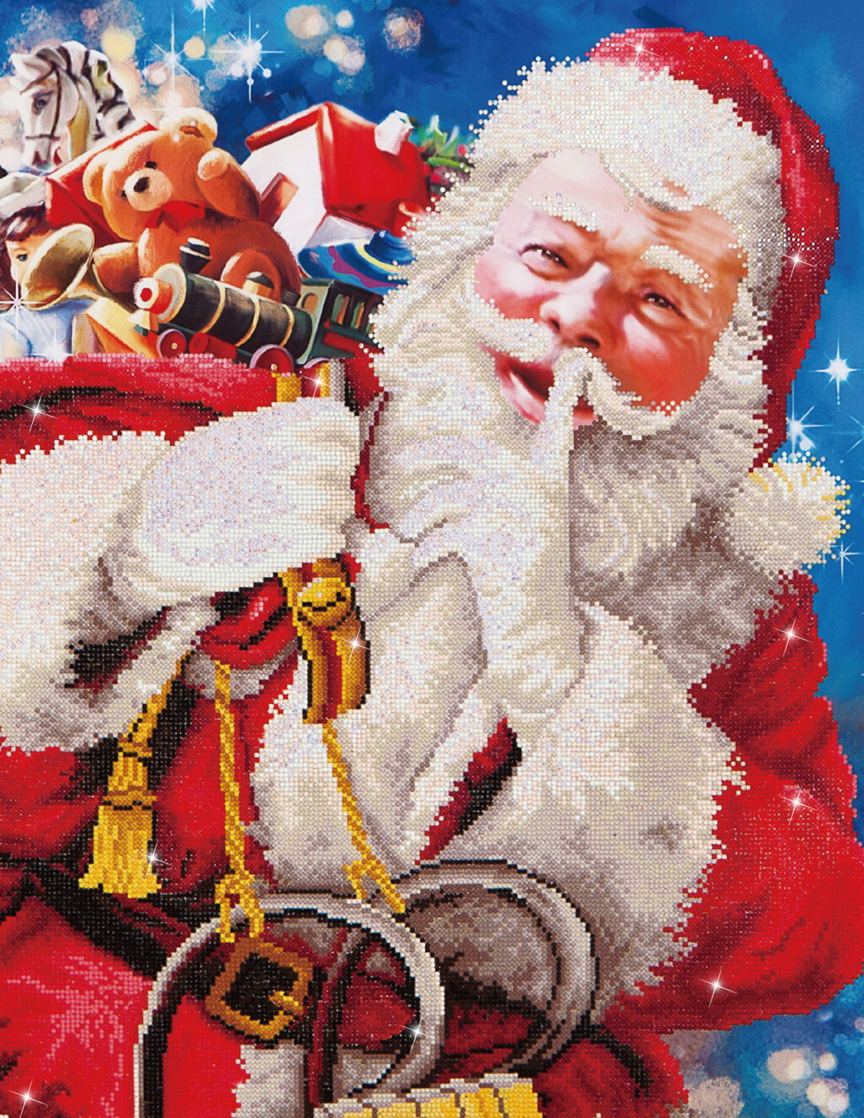 Diamond Dotz Santa's Secret - 22.4" x 32.3"