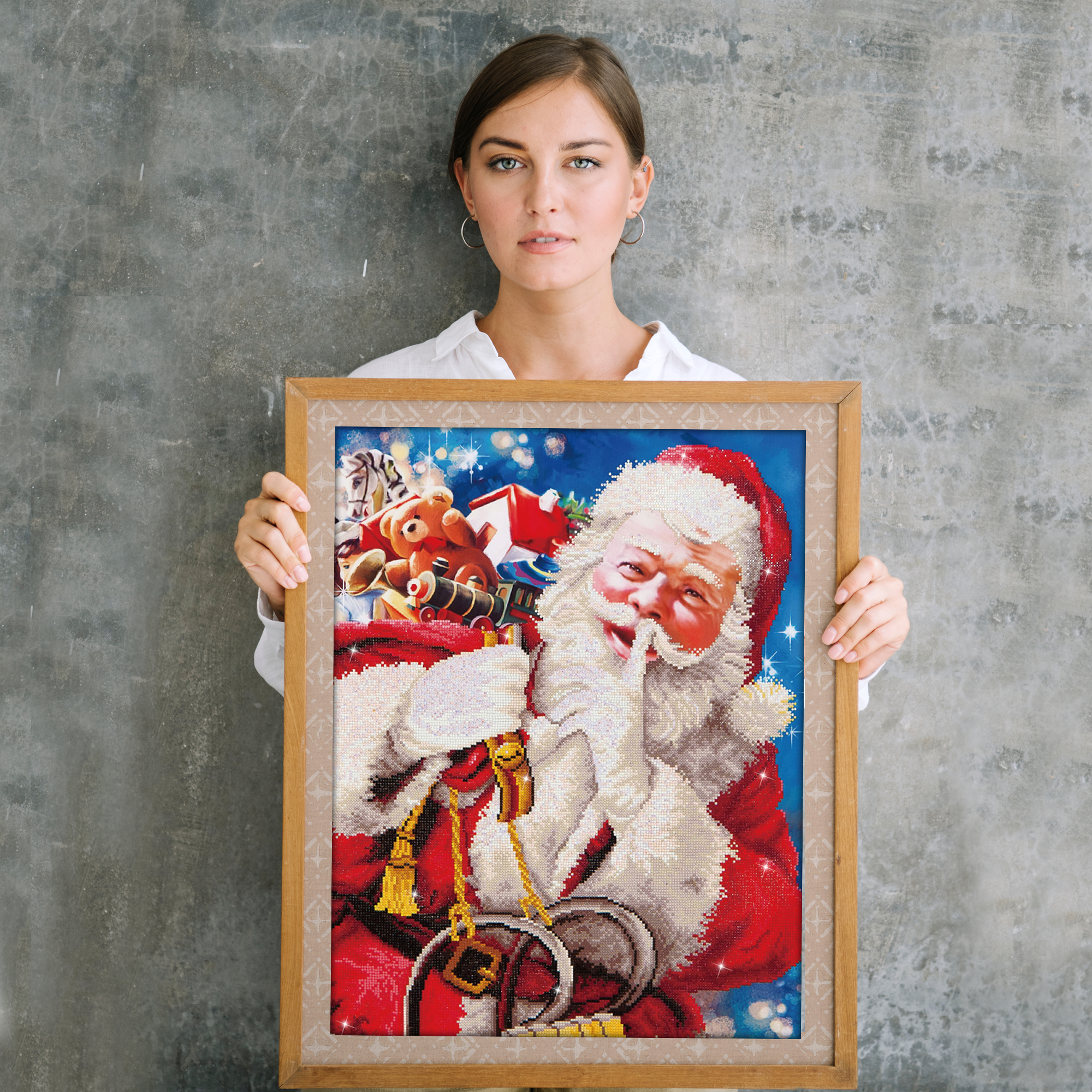 Diamond Dotz Santa's Secret - 22.4" x 32.3"