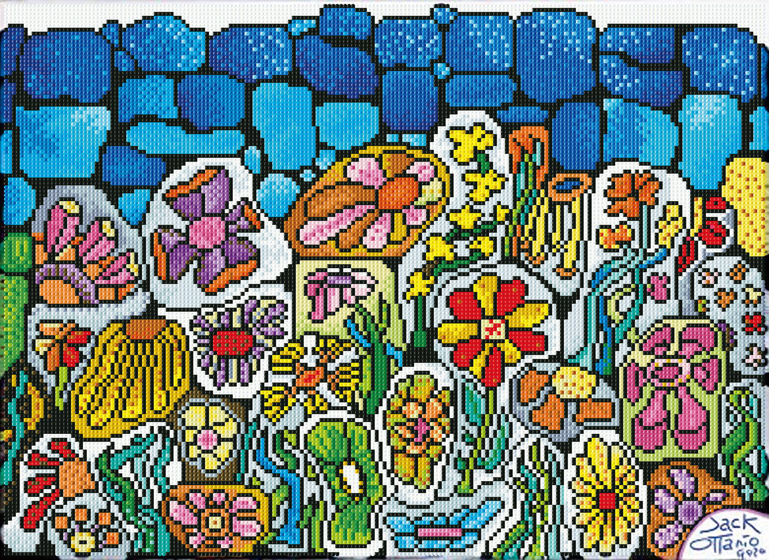 Diamond Dotz Stone Garden - 21.7" x 15.8"