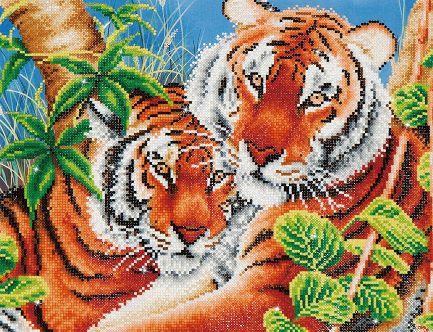 Diamond Dotz Tender Tigers - 20.5" x 14.6"