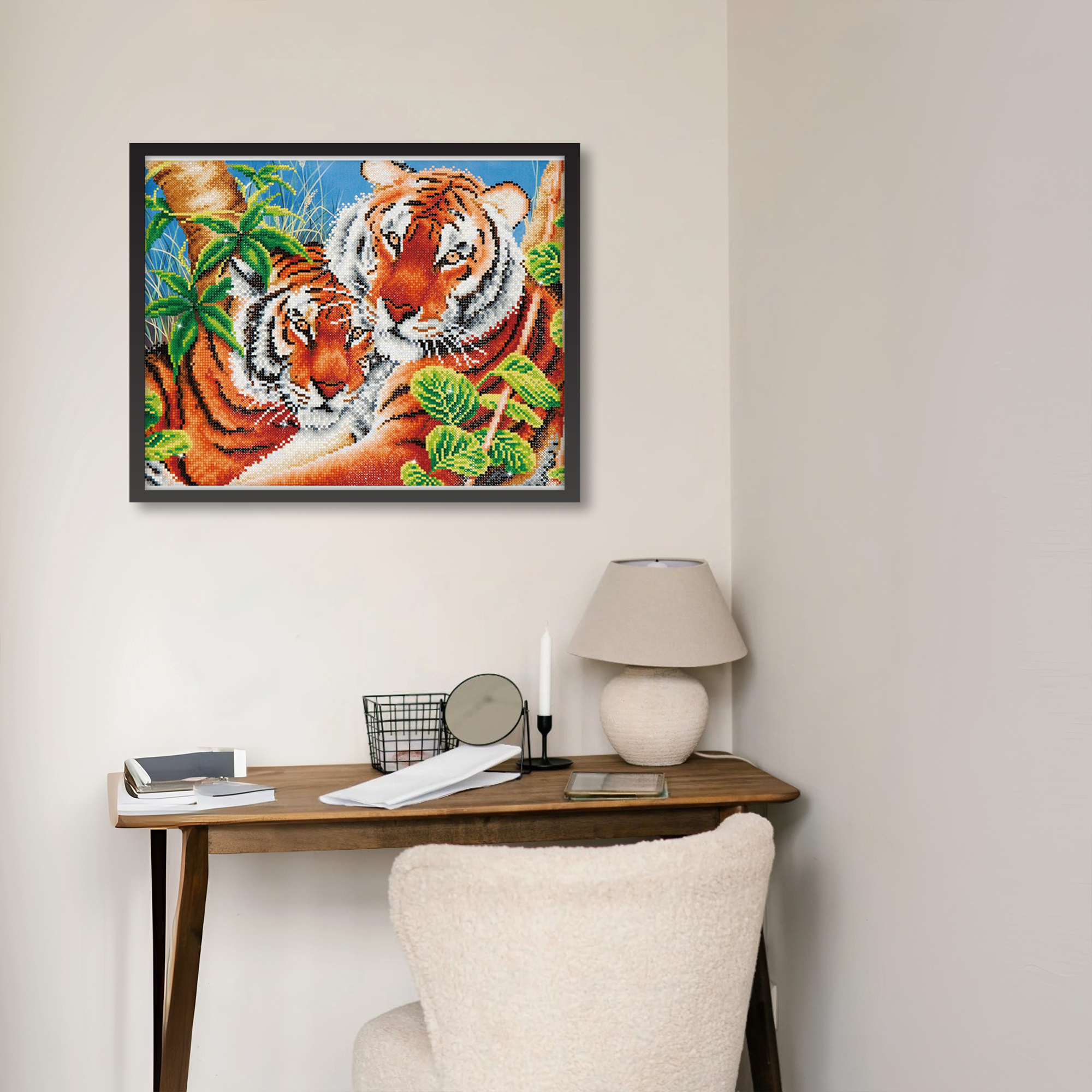 Diamond Dotz Tender Tigers - 20.5" x 14.6"