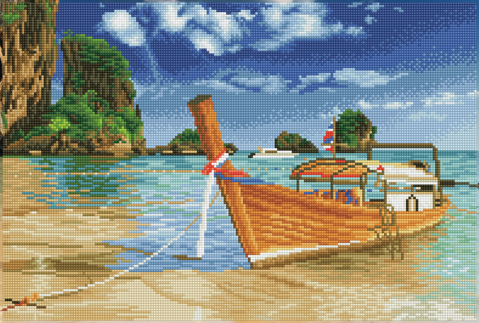 Diamond Dotz Thai Escape - 20.5" x 13.8"
