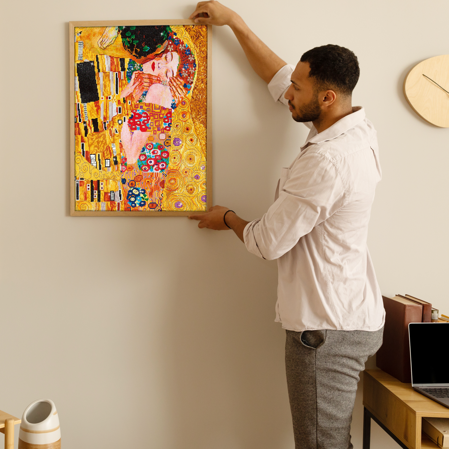 Diamond Dotz The Kiss (Klimt) - 22.0" x 28.0"