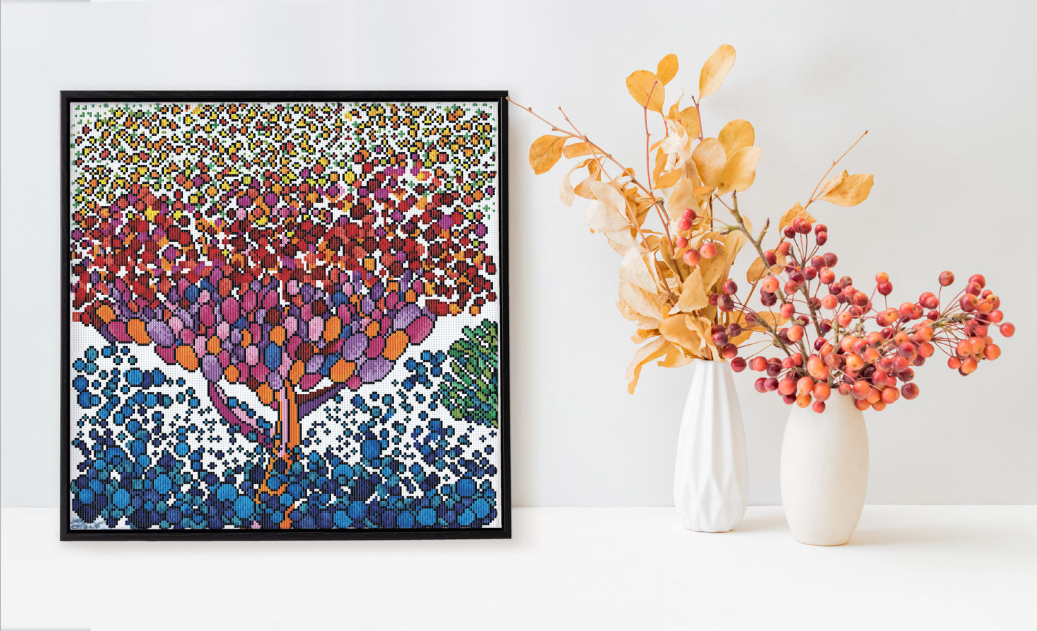 Diamond Dotz Tree on Mars - 19.7" x 19.7"