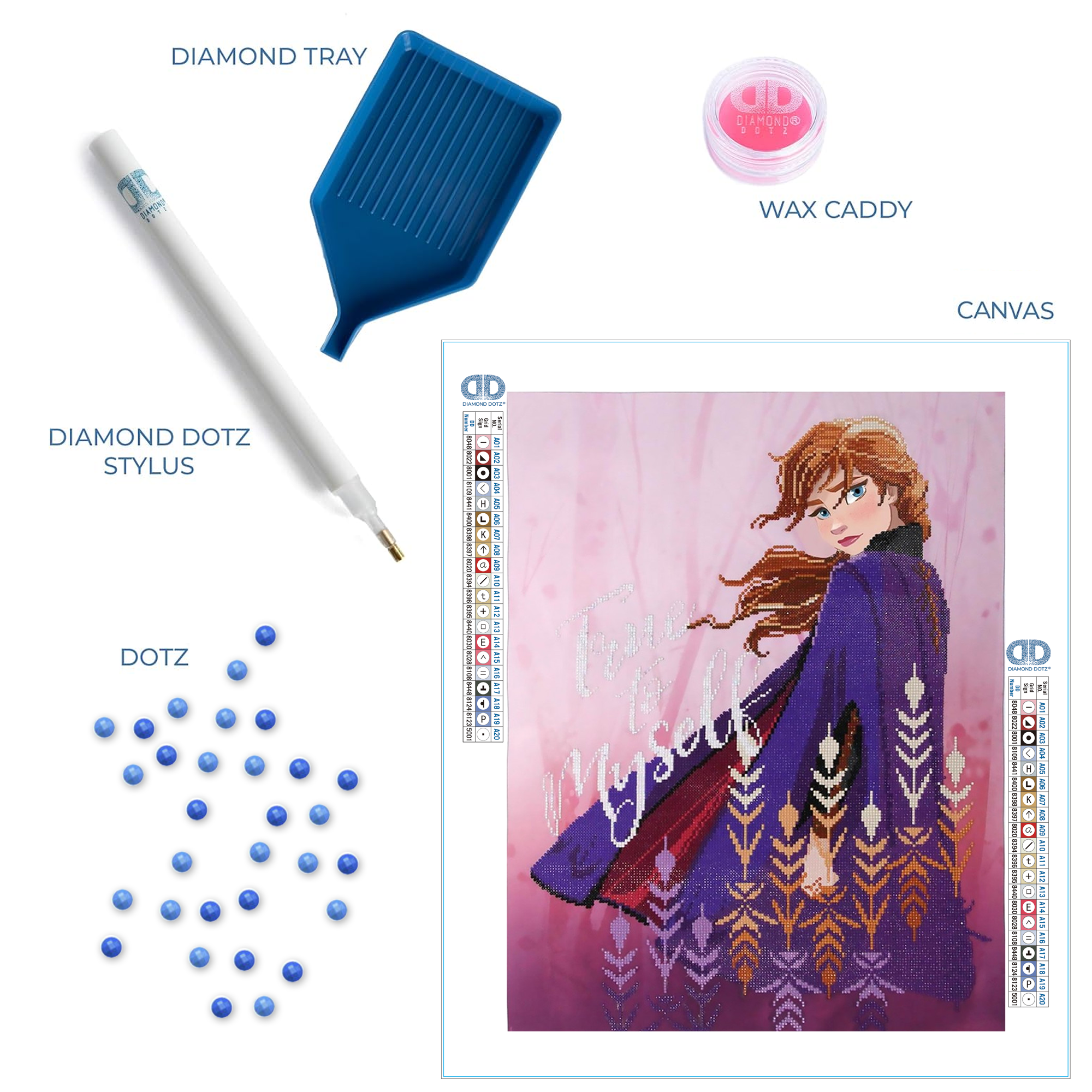 Diamond Dotz True to Myself - 19.7" x 25.6"