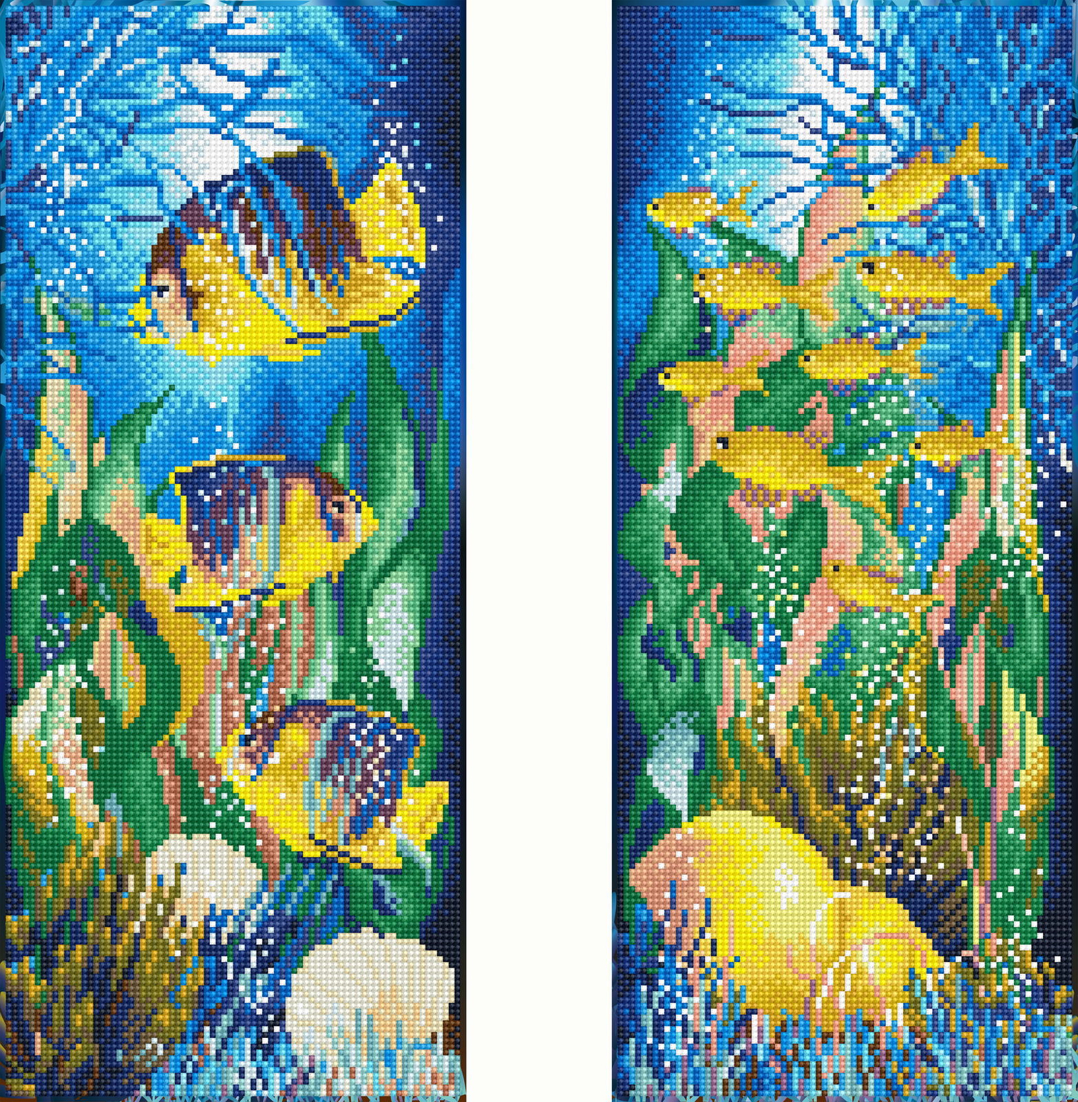 Diamond Dotz Underwater Scene - 20.1" x 20.5"