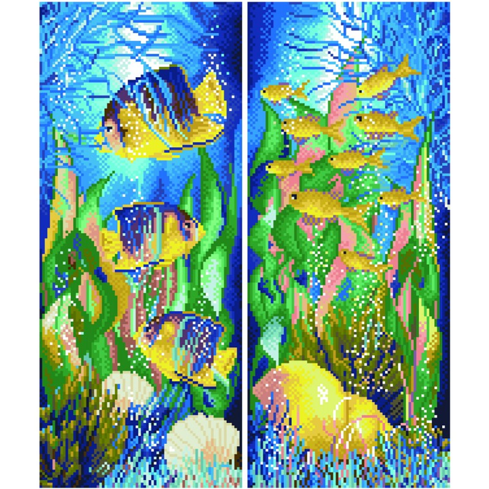 Diamond Dotz Underwater Scene - 20.1" x 20.5"