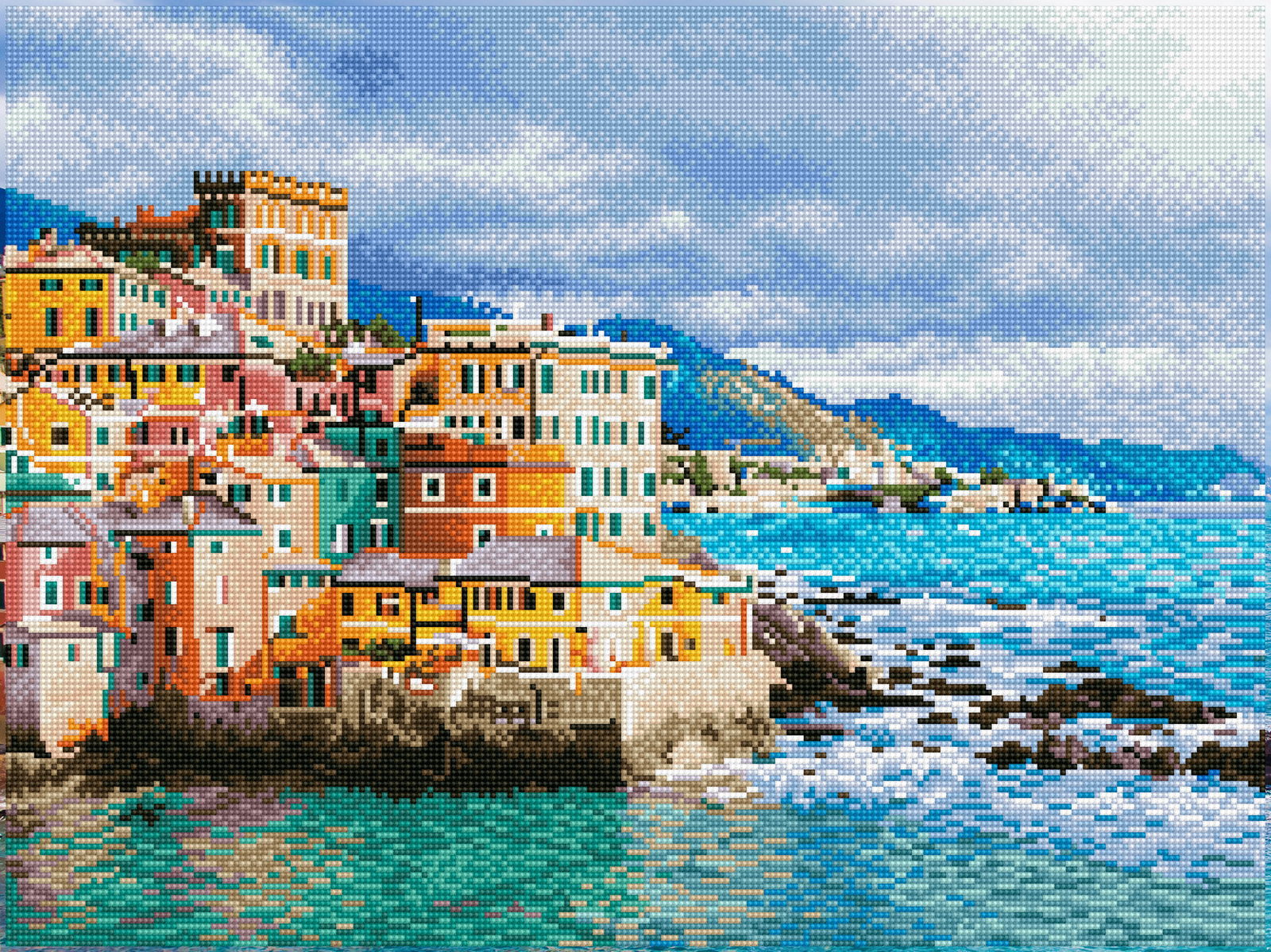 Diamond Dotz Winter Day View - 24.8" x 18.5"