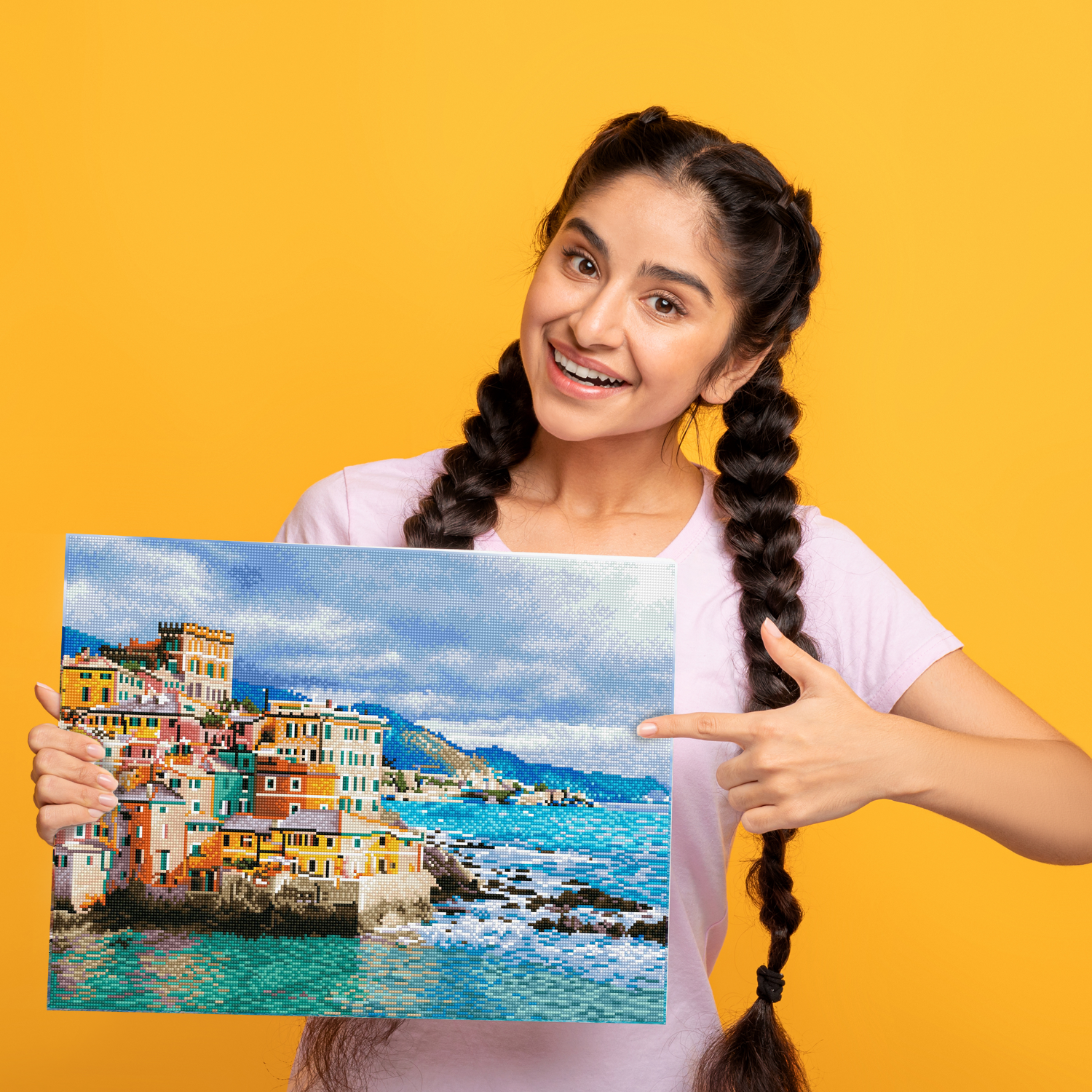 Diamond Dotz Winter Day View - 24.8" x 18.5"