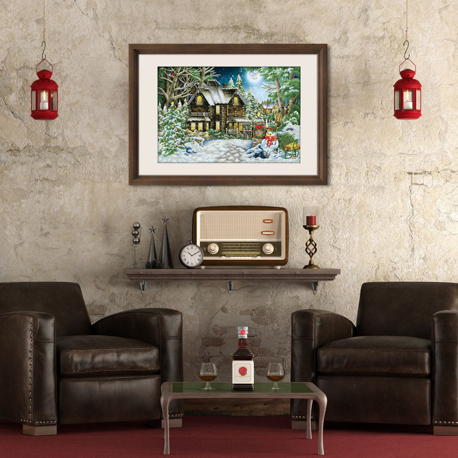 Diamond Dotz Winter Wonderland - 35.4" x 24.0"