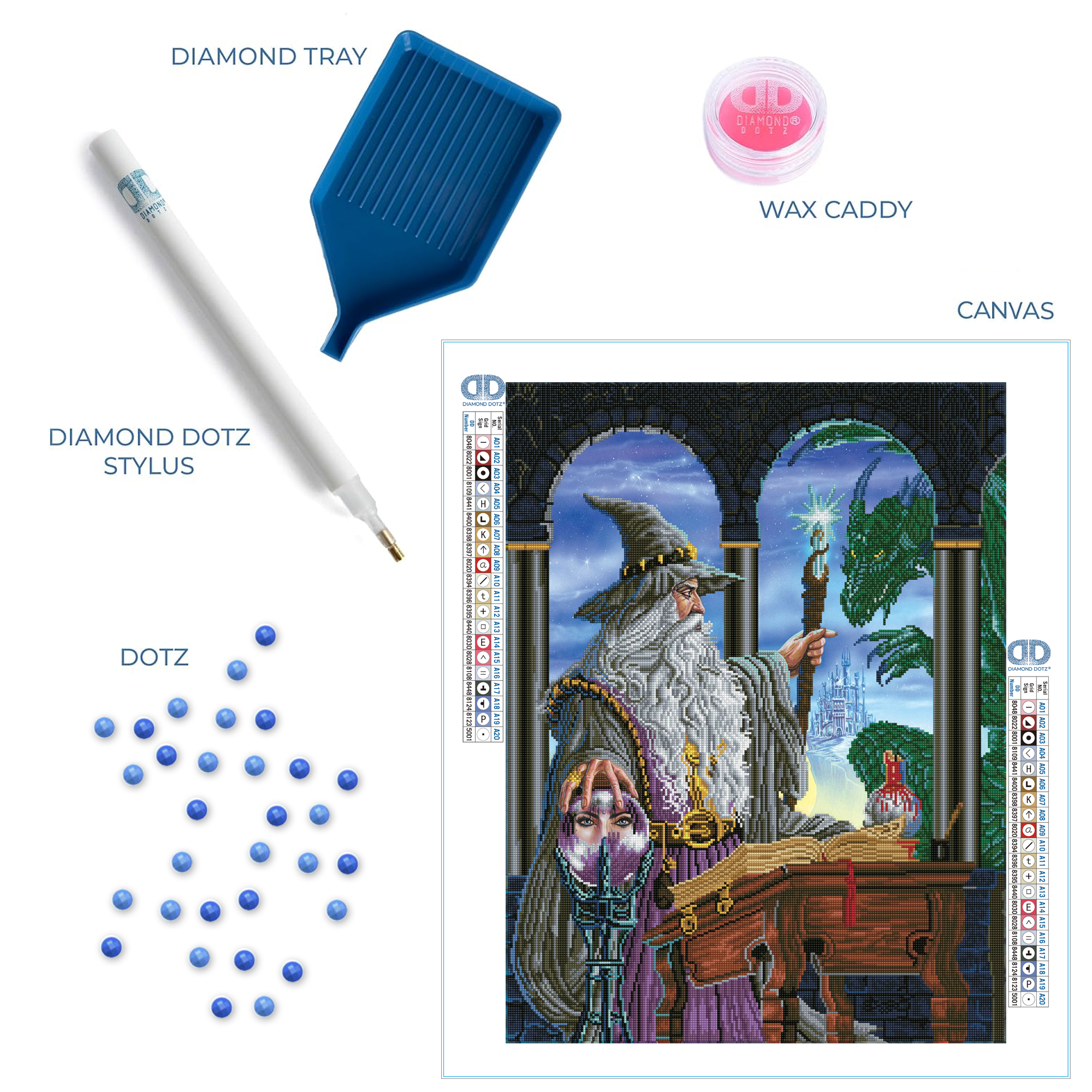 Diamond Dotz Wizards Emissary - 24.4" x 32.3"