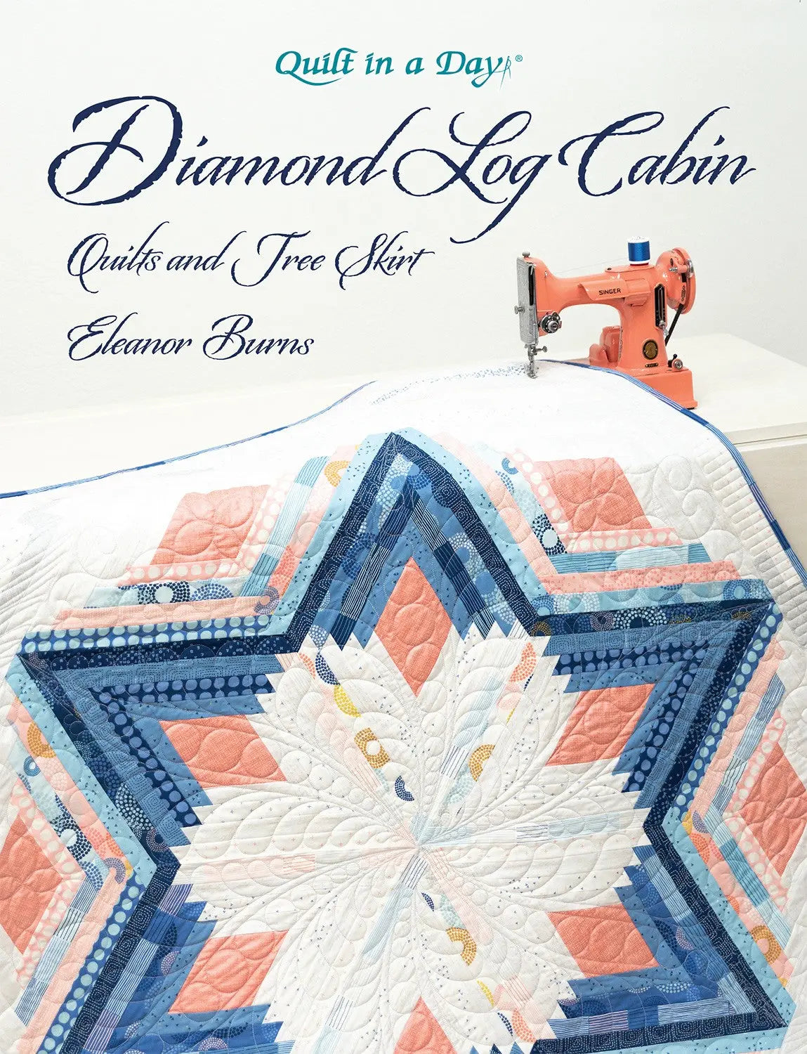 Diamond Log Cabin Quilts and Tree Skirt - Linda's Electric Quilters