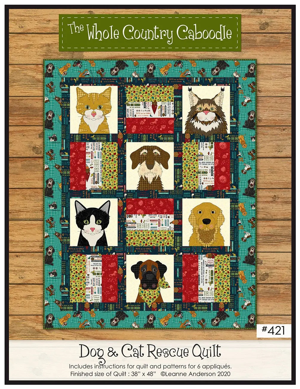 Dog & Cat Rescue Quilt - Linda's Electric Quilters
