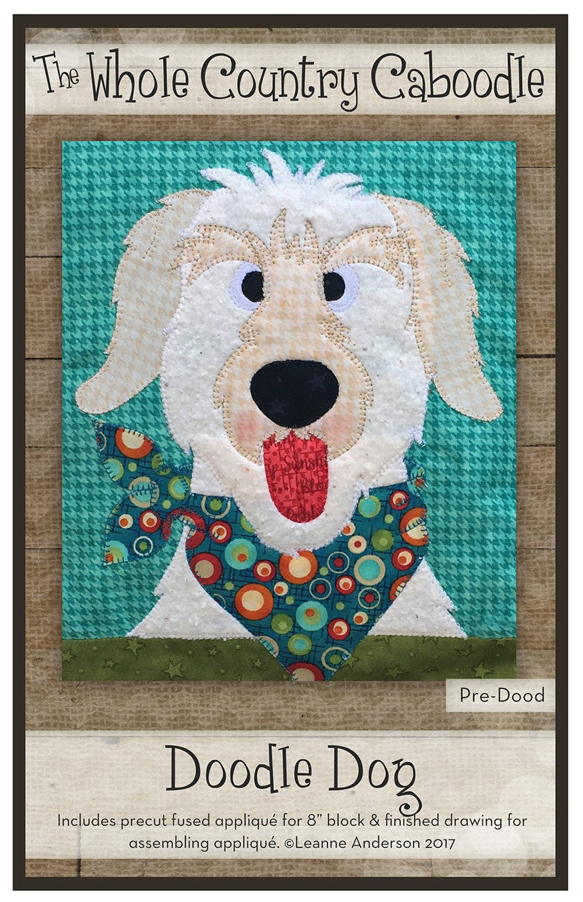 Doodle Dog Precut Fused Applique Pack